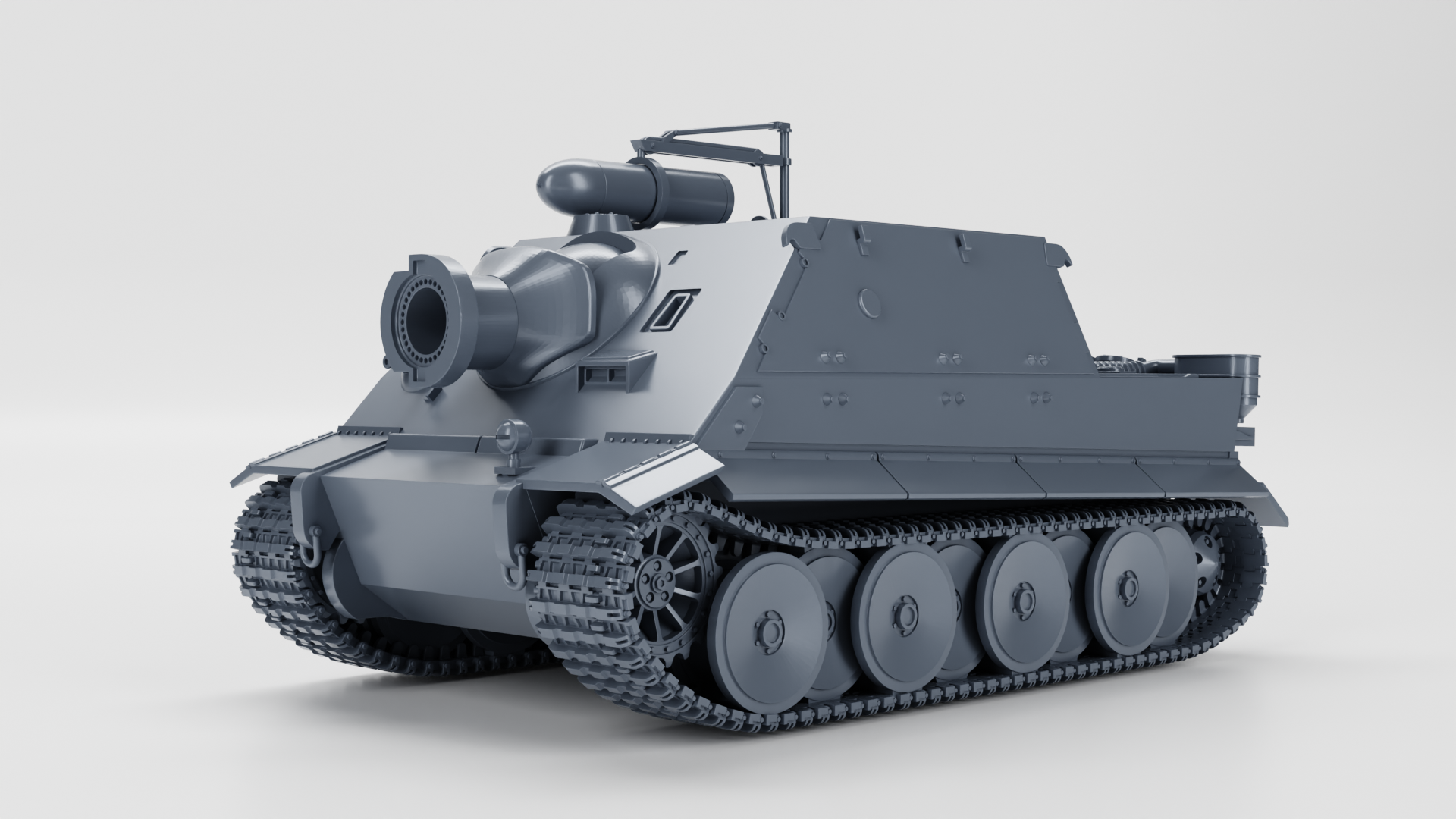 Sturmtiger - 38 cm RW61 auf Sturmmörser Tiger - German Sturmpanzer - WWII - German Army - wargame3d - 28mm Scale