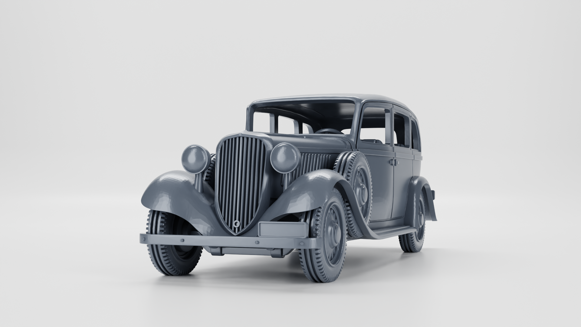 Fiat 518 Mazur (7 seats) - Polish Army - 28mm Scale - wargame3d