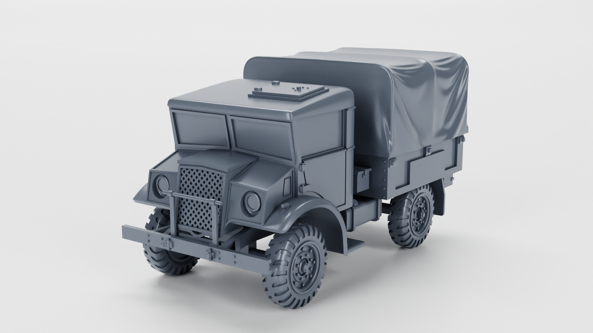 CMP C15A Light Truck (4x4, 15 CWT) - Canadian Fighting Vehicles - 28mm Scale - wargame3d