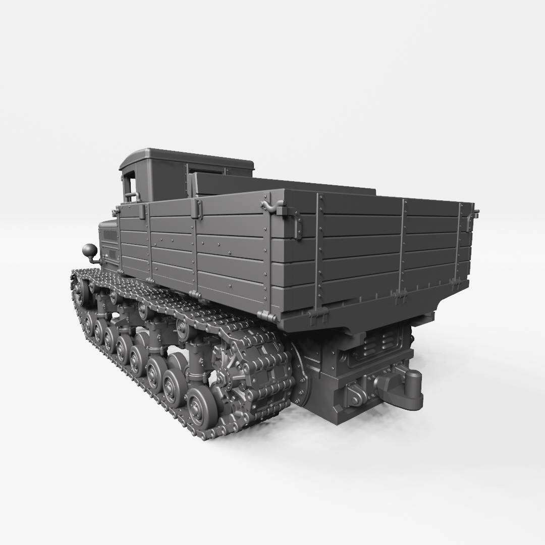 Komintern Artillery Tractor (USSR) - Heavy Transporter - WW2 - Russian Army - wargame3d - 28mm Scale