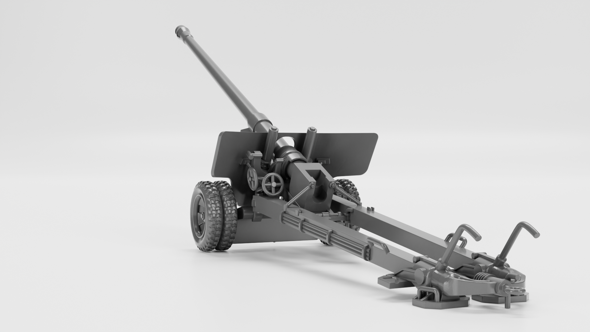 BS-3 100mm Anti-Tank Gun - Russian Army - wargame3d- 28mm Scale