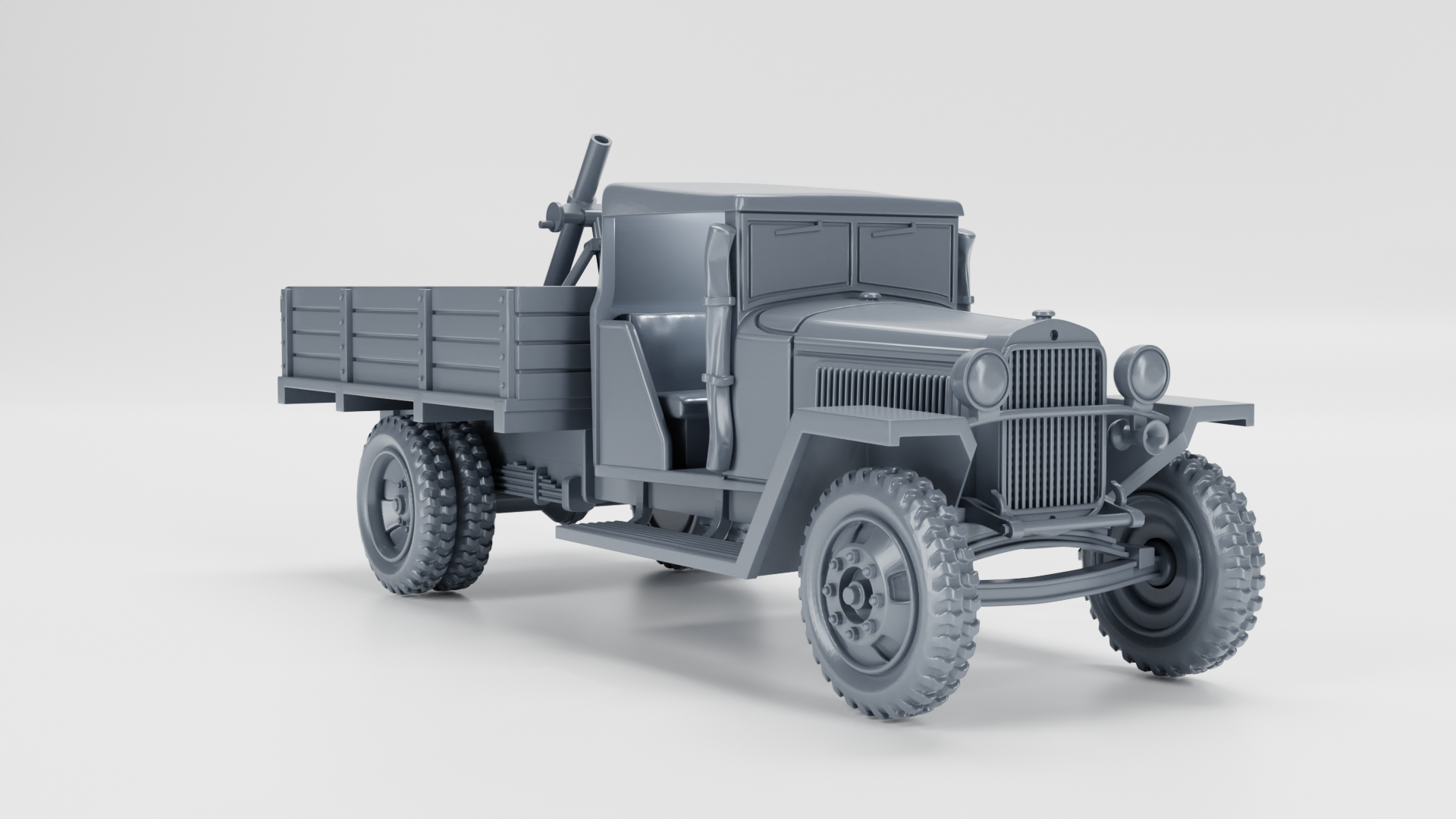 GAZ MM Light Truck - Russian Army - wargame3d- 28mm Scale
