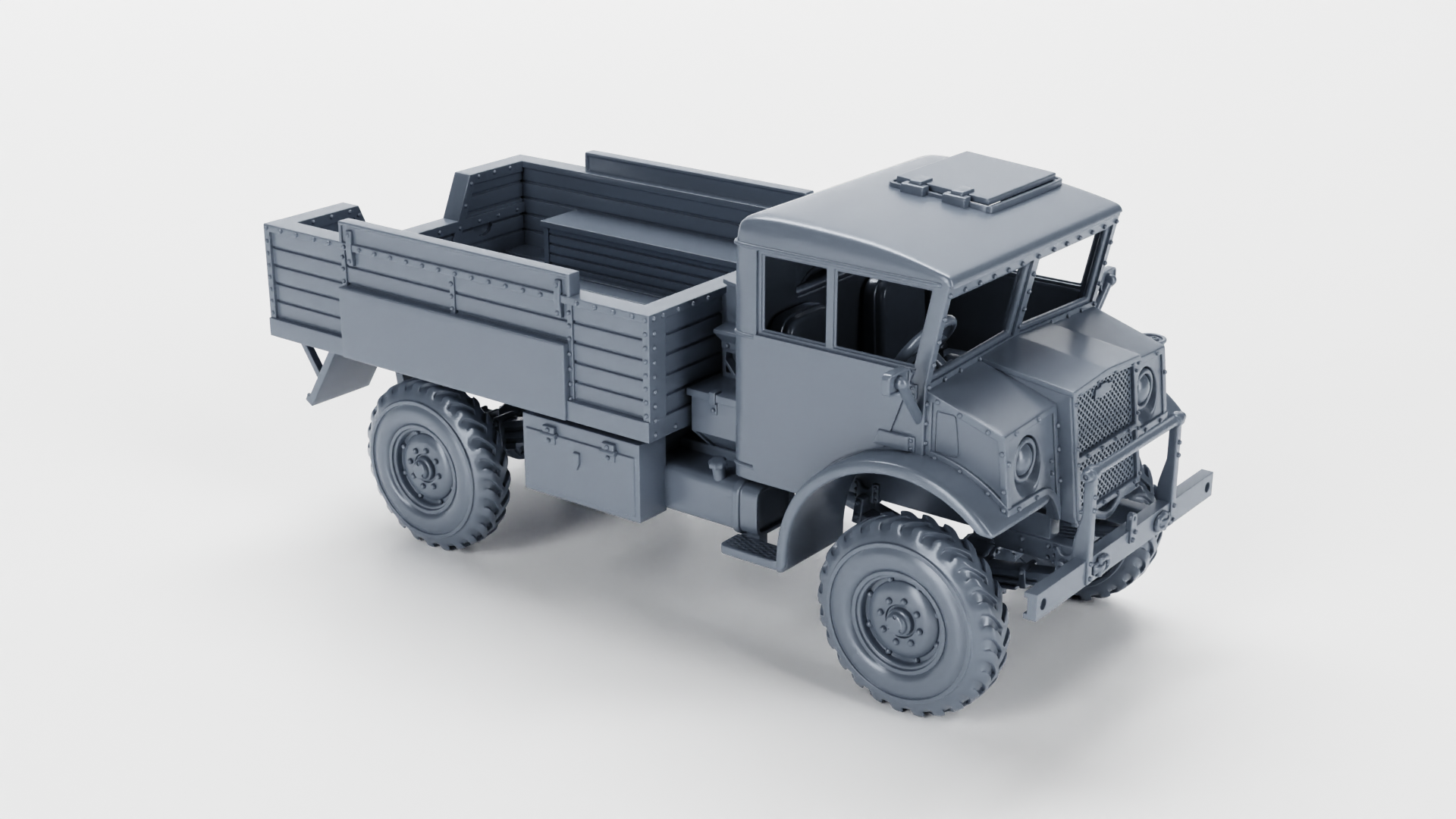 C30 Medium truck (4x4, 30 CWT) - Canadian Fighting Vehicles - 28mm Scale - wargame3d