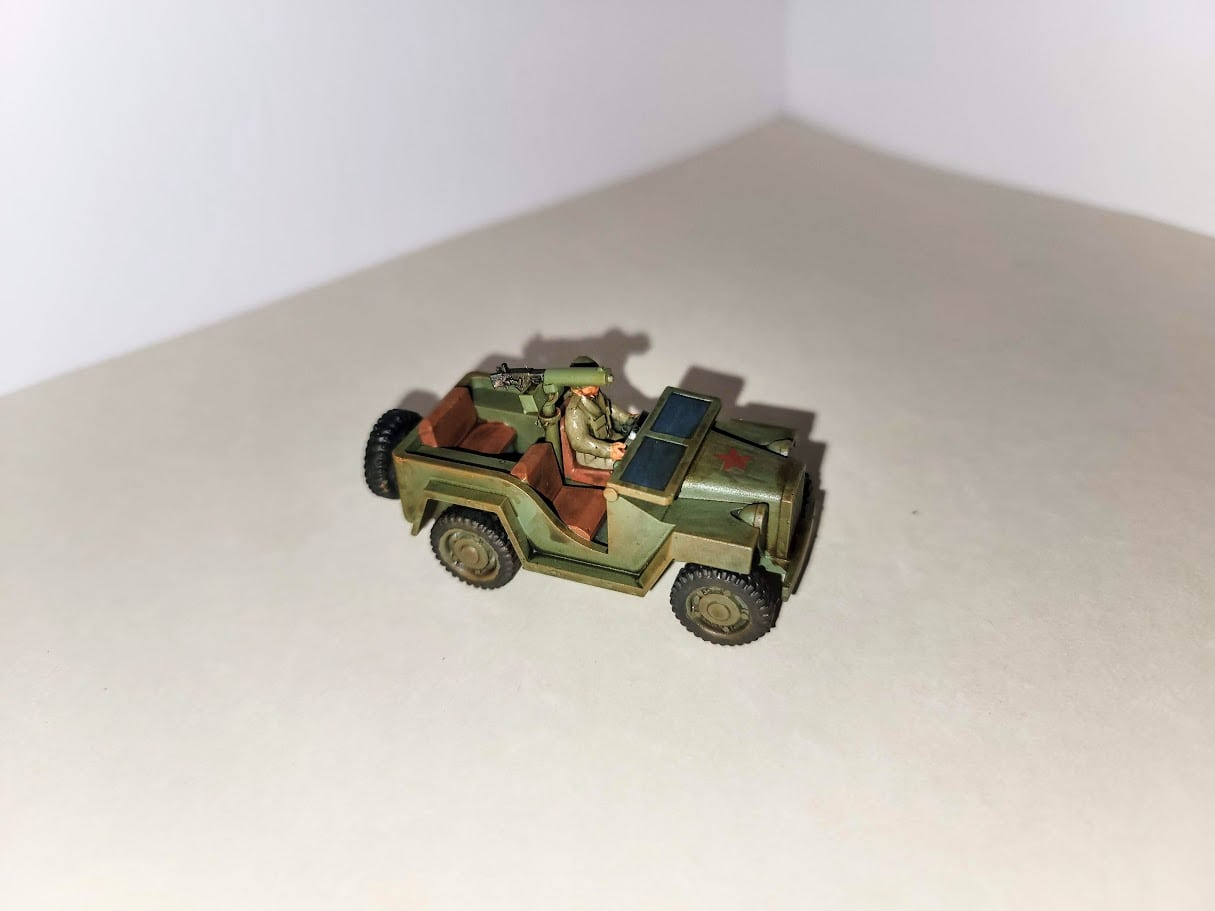 Gaz 67 Soviet - War Games And Dioramas - Historical Wargaming - 28 mm Scale