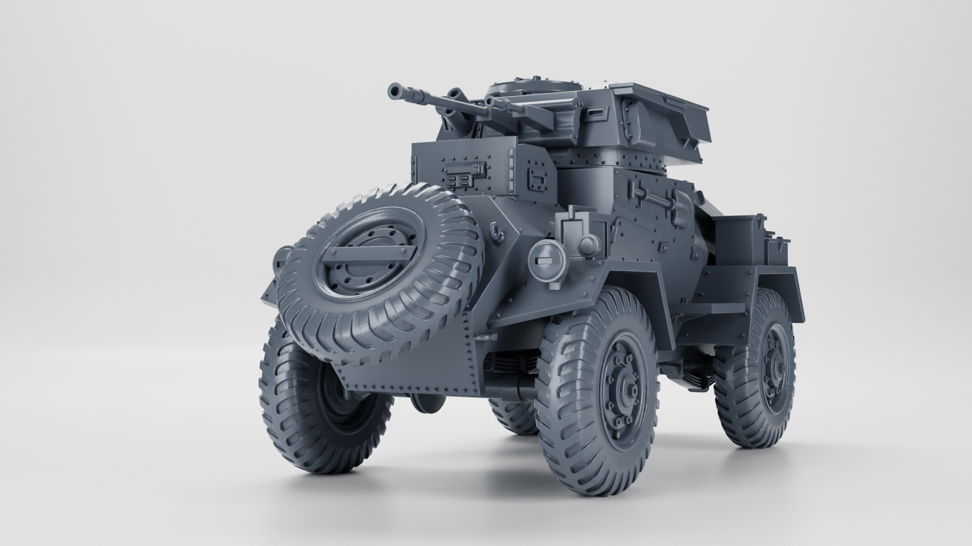 Humber Armored Car Mk.I- UK Army - 28mm Scale - wargame3d
