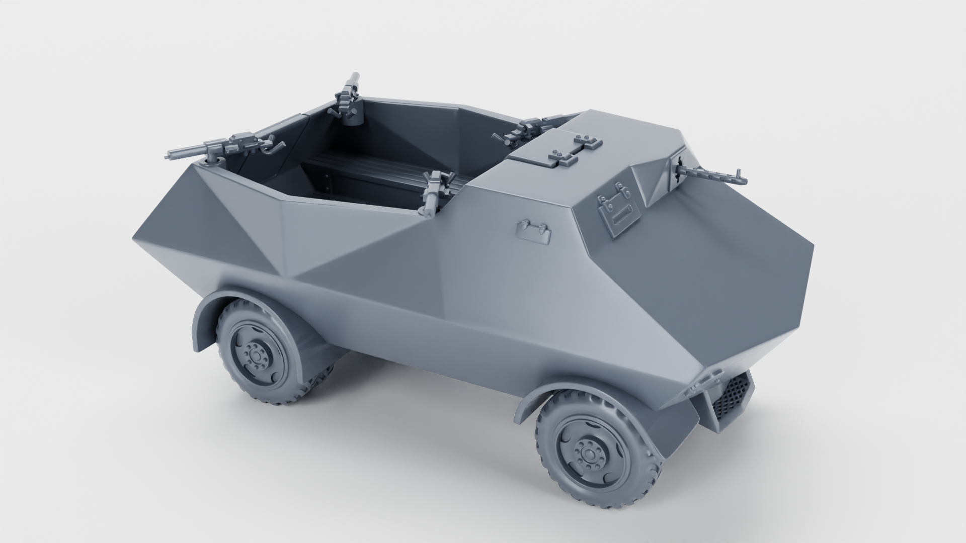 Braat Overvalwagen - Fighting Vehicles of the East Indies Armies - UK Army - 28mm Scale - wargame3d