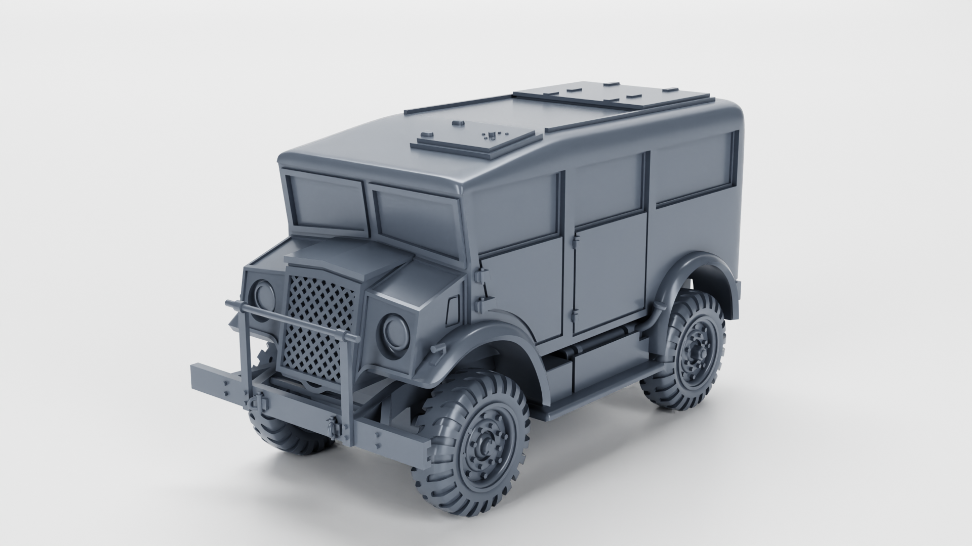 C8A HUP (Personnel Carrier) (4x2, 8 CWT) - Canadian Fighting Vehicles - 28mm Scale - wargame3d