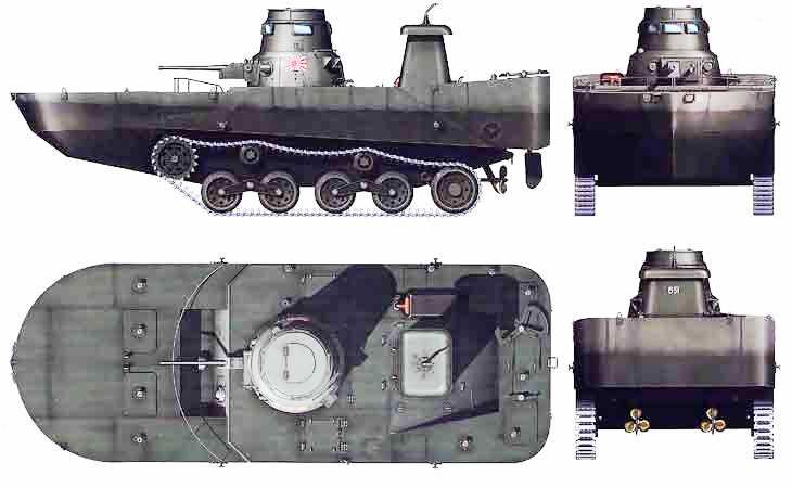 Type 2 Ka-Mi - Japanese Army - 28mm Scale - wargame3d