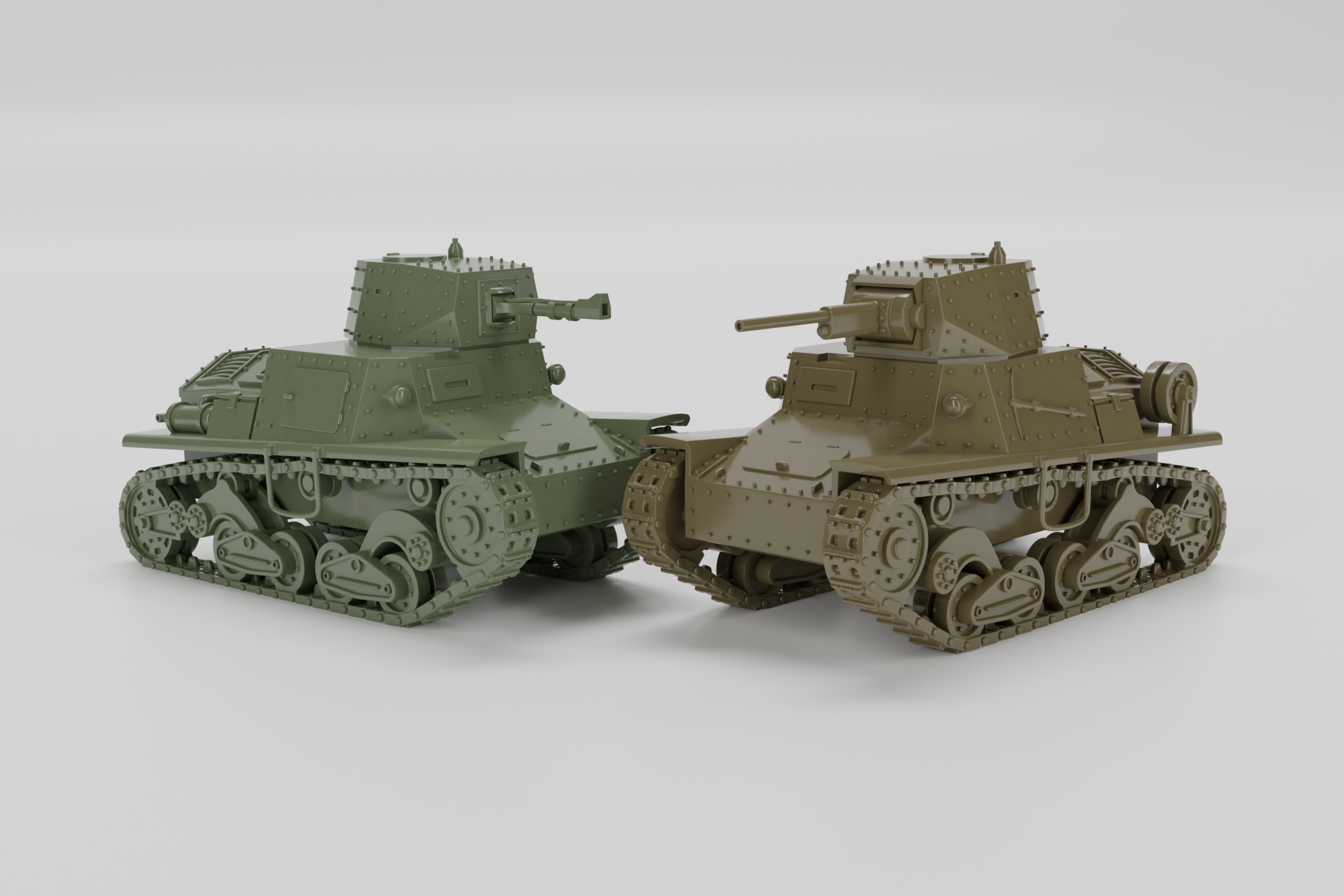 Carro Armato L6-40 Lanciafiamme - Italian Army - 28mm Scale - wargame3d