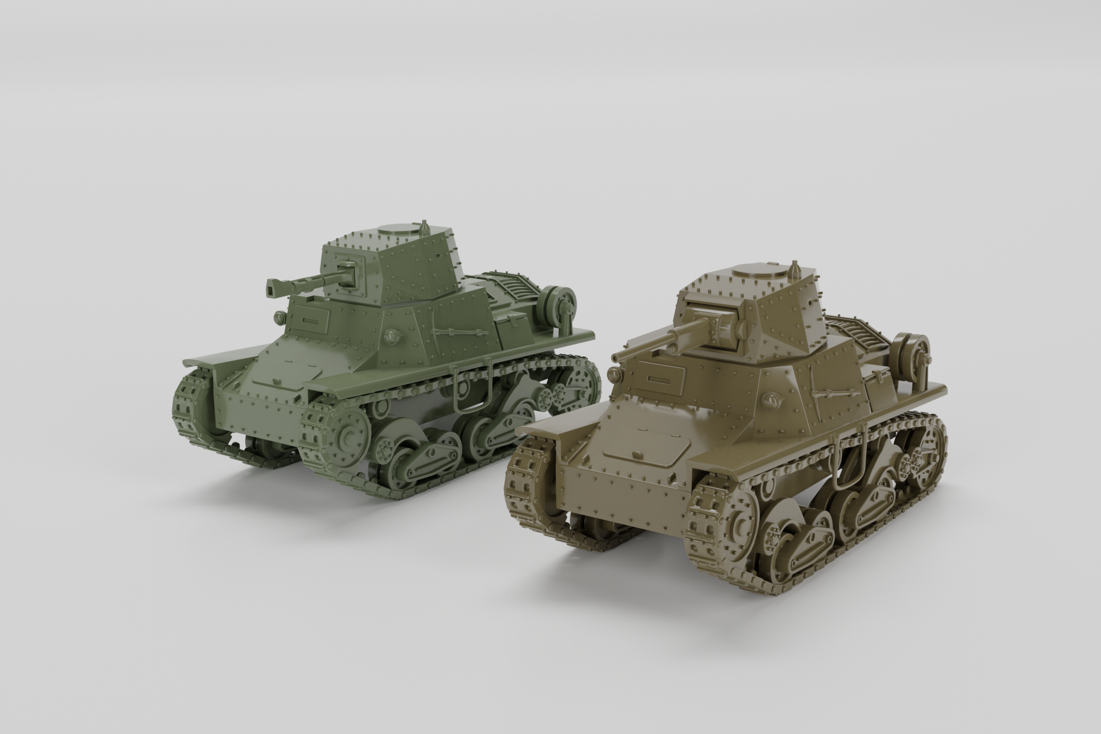 Carro Armato L6-40 Lanciafiamme - Italian Army - 28mm Scale - wargame3d