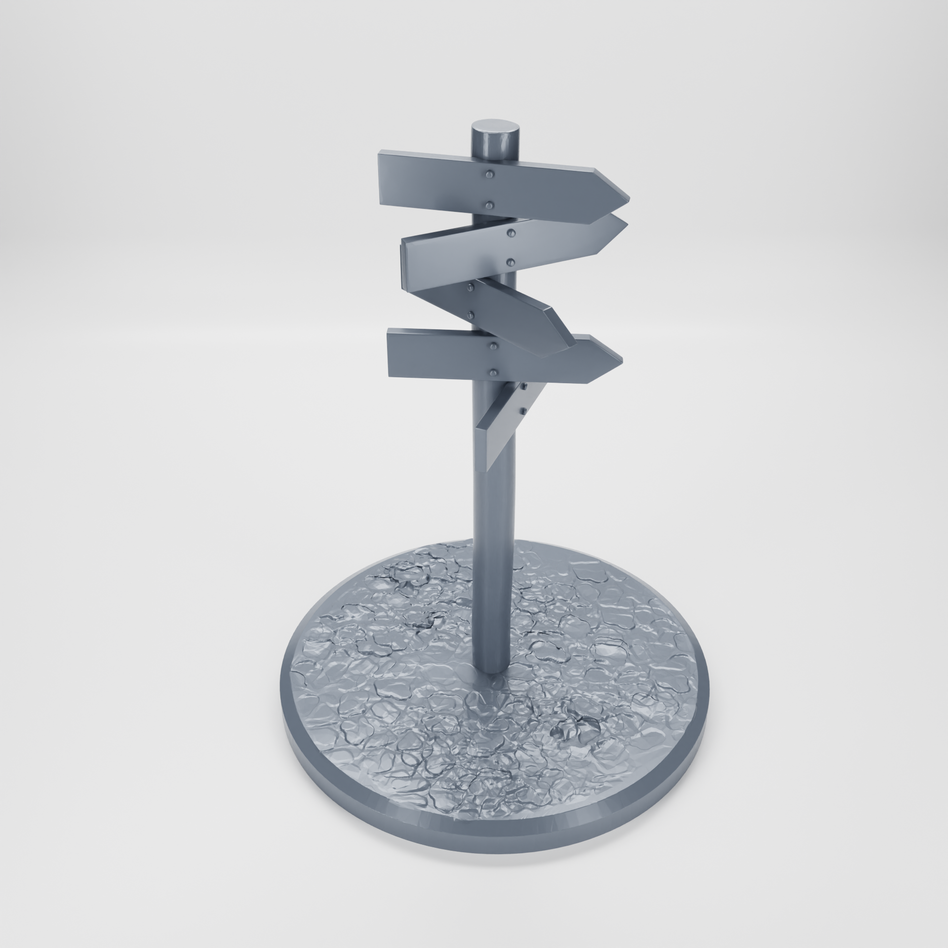 Objective Markers Part 3 - 9 Markers - 28 mm Scale - 40mm Markers - wargame3d