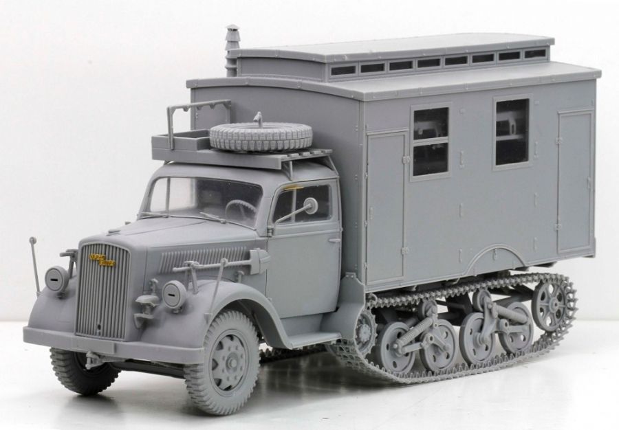 Sd.Kfz.3 Maultier Ambulance - German Army - 28mm Scale - wargame3d
