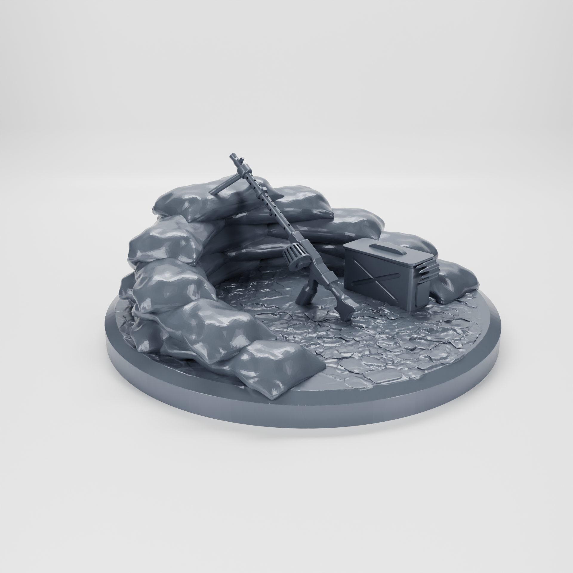 Objective Markers Part 4 - 9 Markers - 28 mm Scale - 40mm Markers - wargame3d