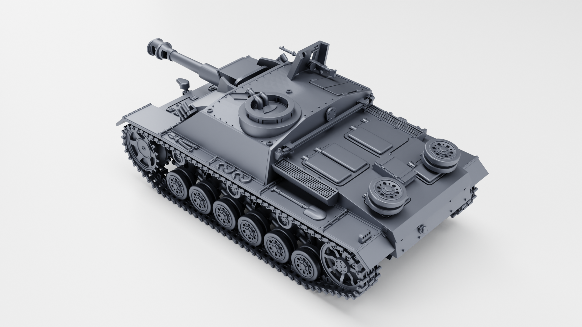 STUH 42 (Sturmhaubitze 42 Ausf G) - German Sturmpanzer - WWII - German Army - wargame3d - 28mm Scale