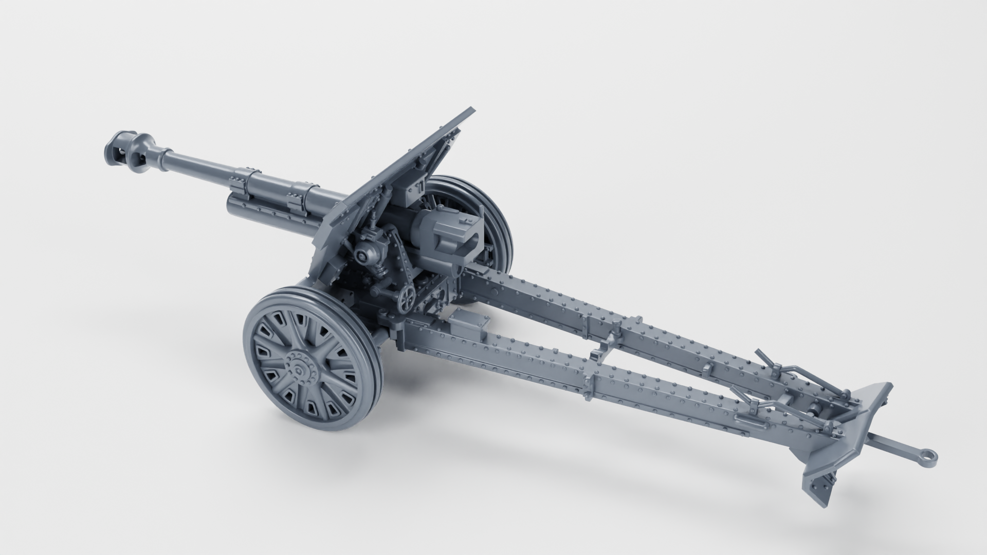 10.5cm Haubits m40 - Other Nations Fighting Vehicles - 28mm Scale - wargame3d