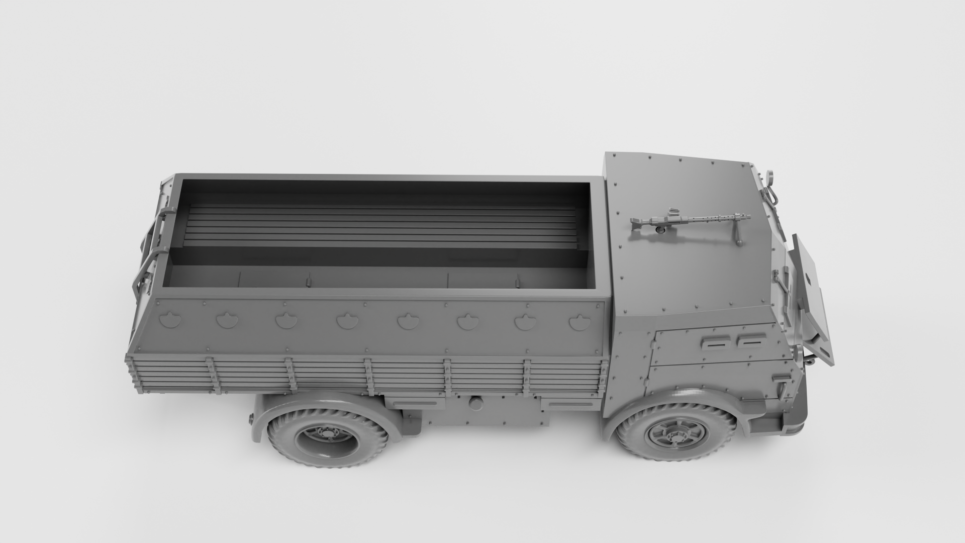 FIAT 665NM Protetto - Italian Army - 28mm Scale - wargame3d