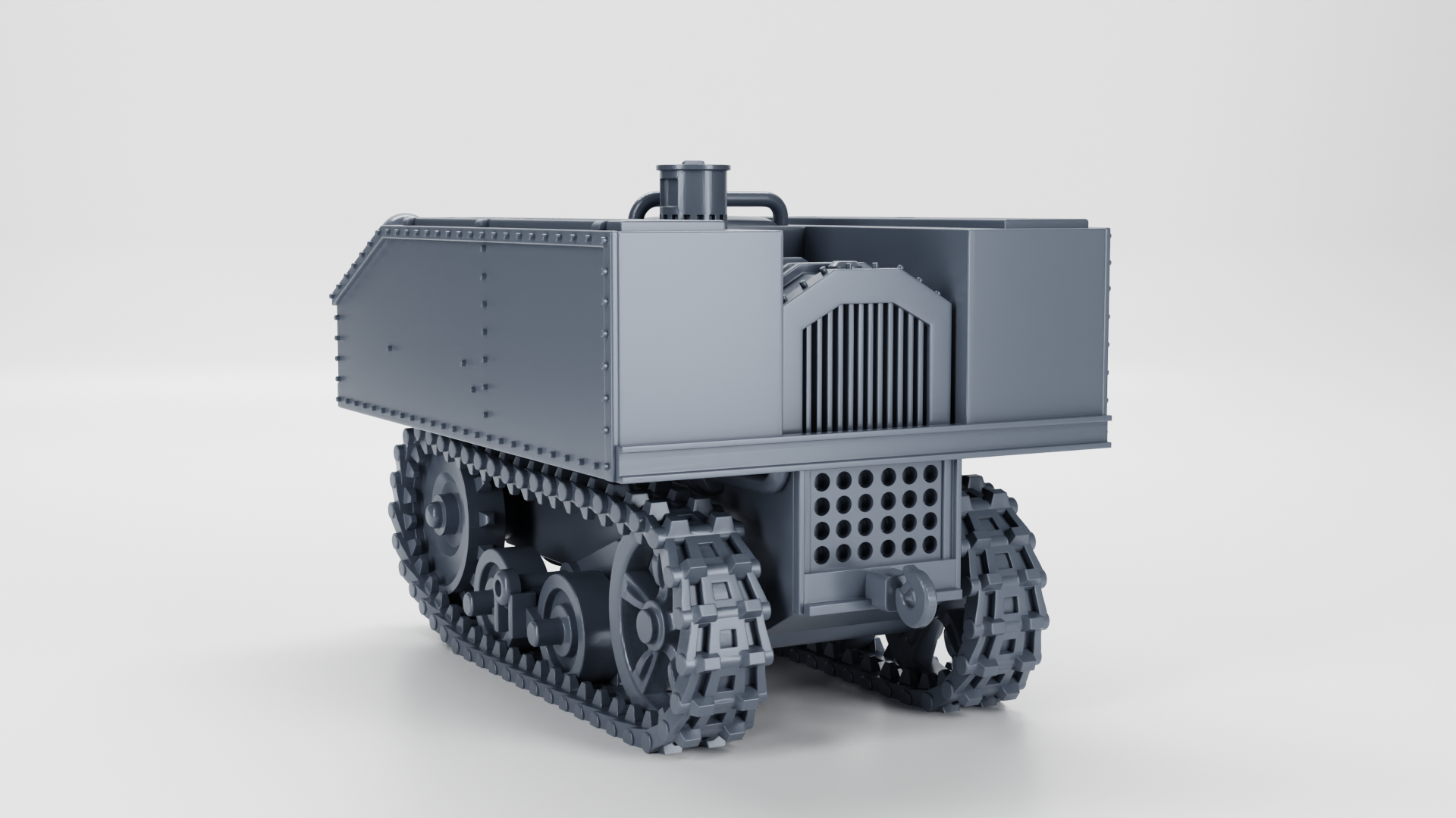 VCL Utility Tractor Type B Infantry - Belgian Army - 28mm Scale - wargame3d