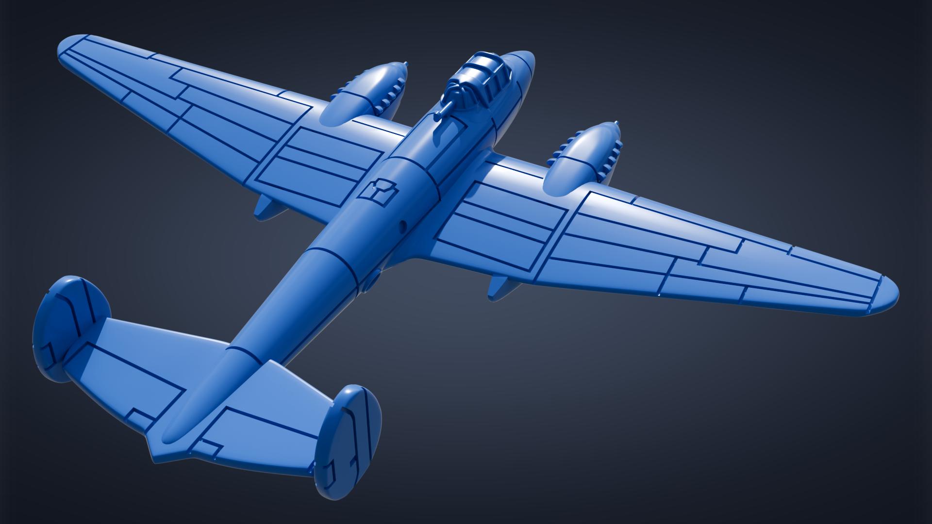 Petlyakov Pe-2 - Battle Planes of WWII - 1/200 Scale - wargame3d