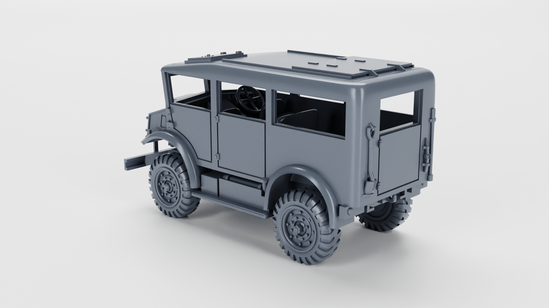 C8A HUP (Personnel Carrier) (4x2, 8 CWT) - Canadian Fighting Vehicles - 28mm Scale - wargame3d