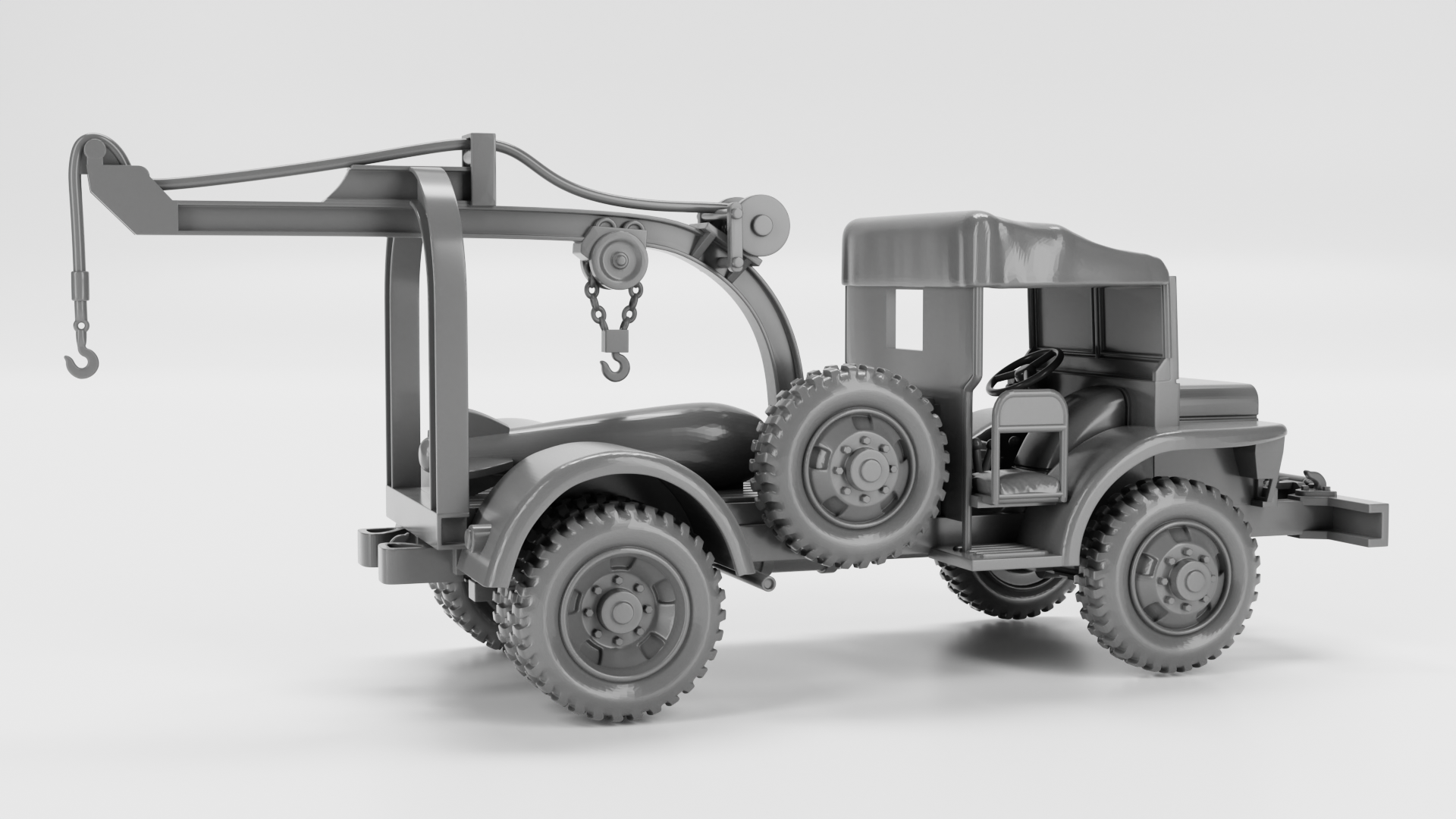 Ford GTBC Bomb Service Truck - US Army - 28mm Scale - wargame3d