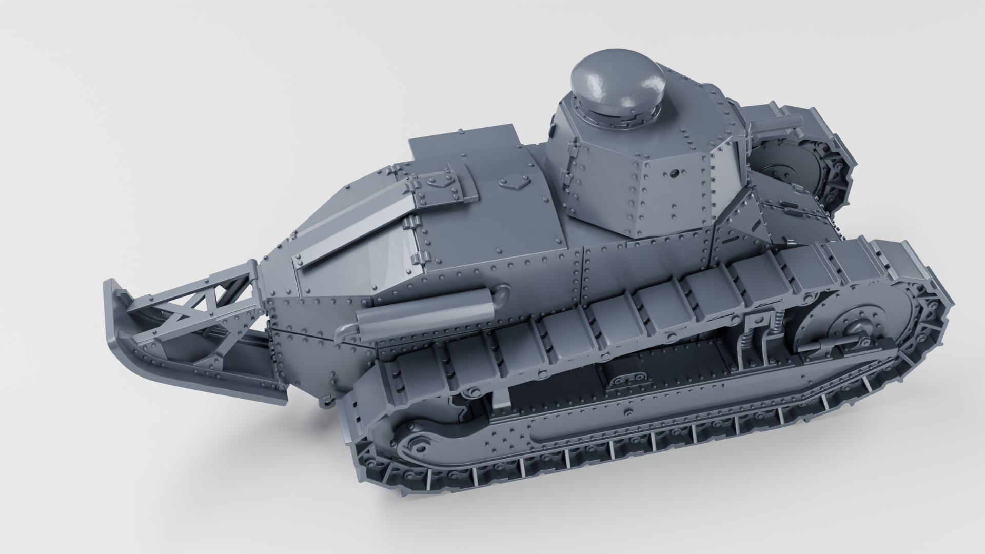 M1917 Light Tank - 28mm Scale - wargame3d