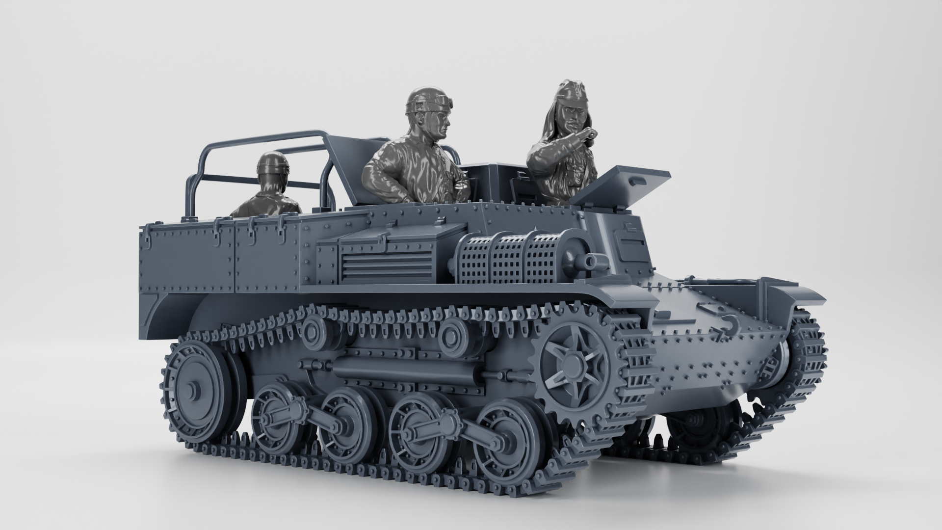 Type 98 So-Da Carrier - Japanese Army - 28mm Scale - wargame3d