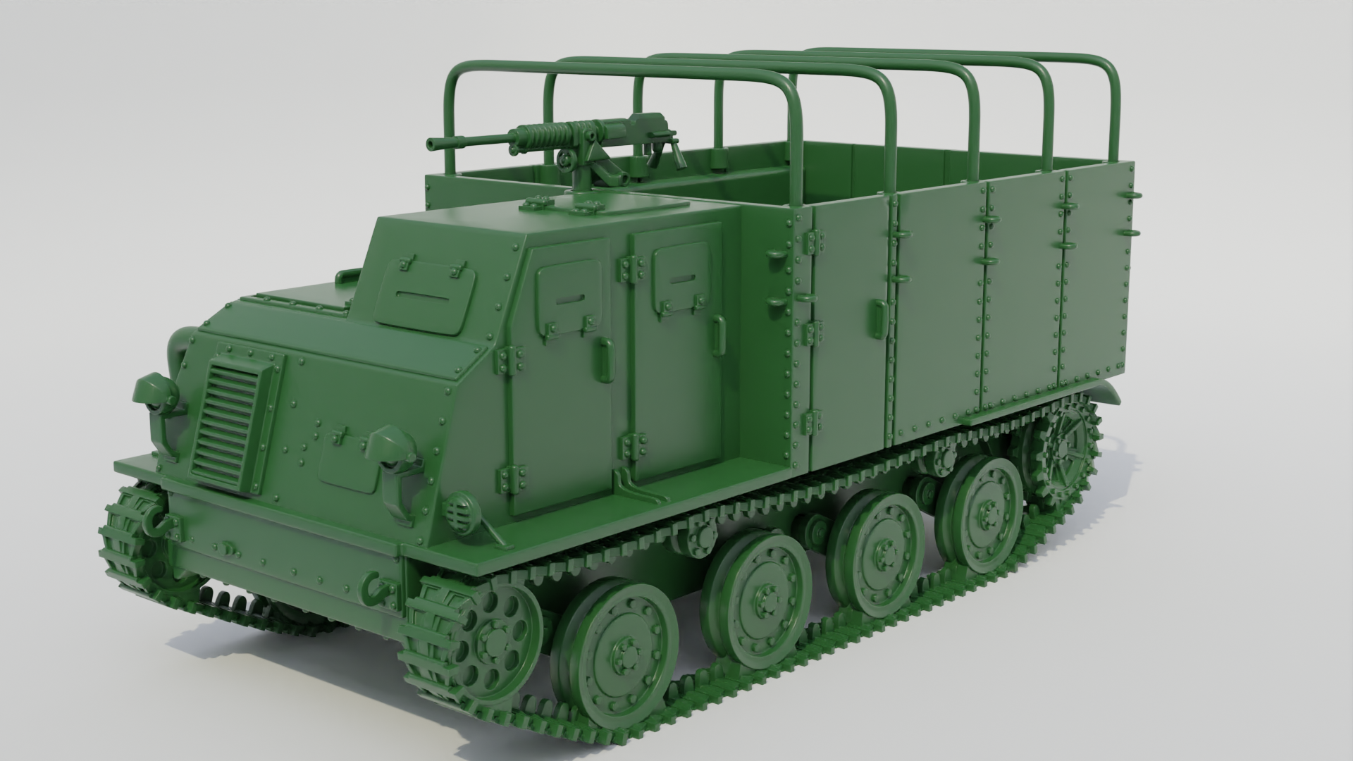 Type 1 Ho-Ki APC - Japanese Army - 28mm Scale - wargame3d