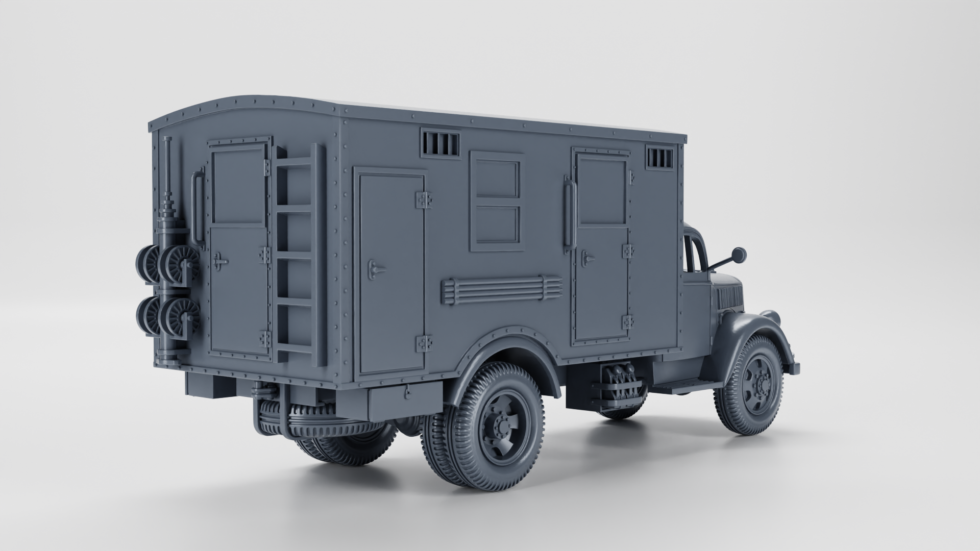 Opel Blitz C Command Car - Germany - wargame3d - 28mm Scale