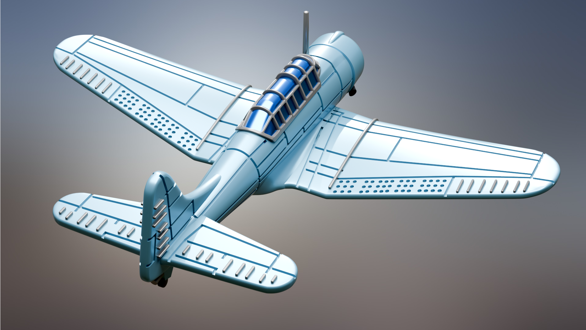 Douglas SBD Dauntless - Battle Planes of WWII - 1/200 Scale - wargame3d