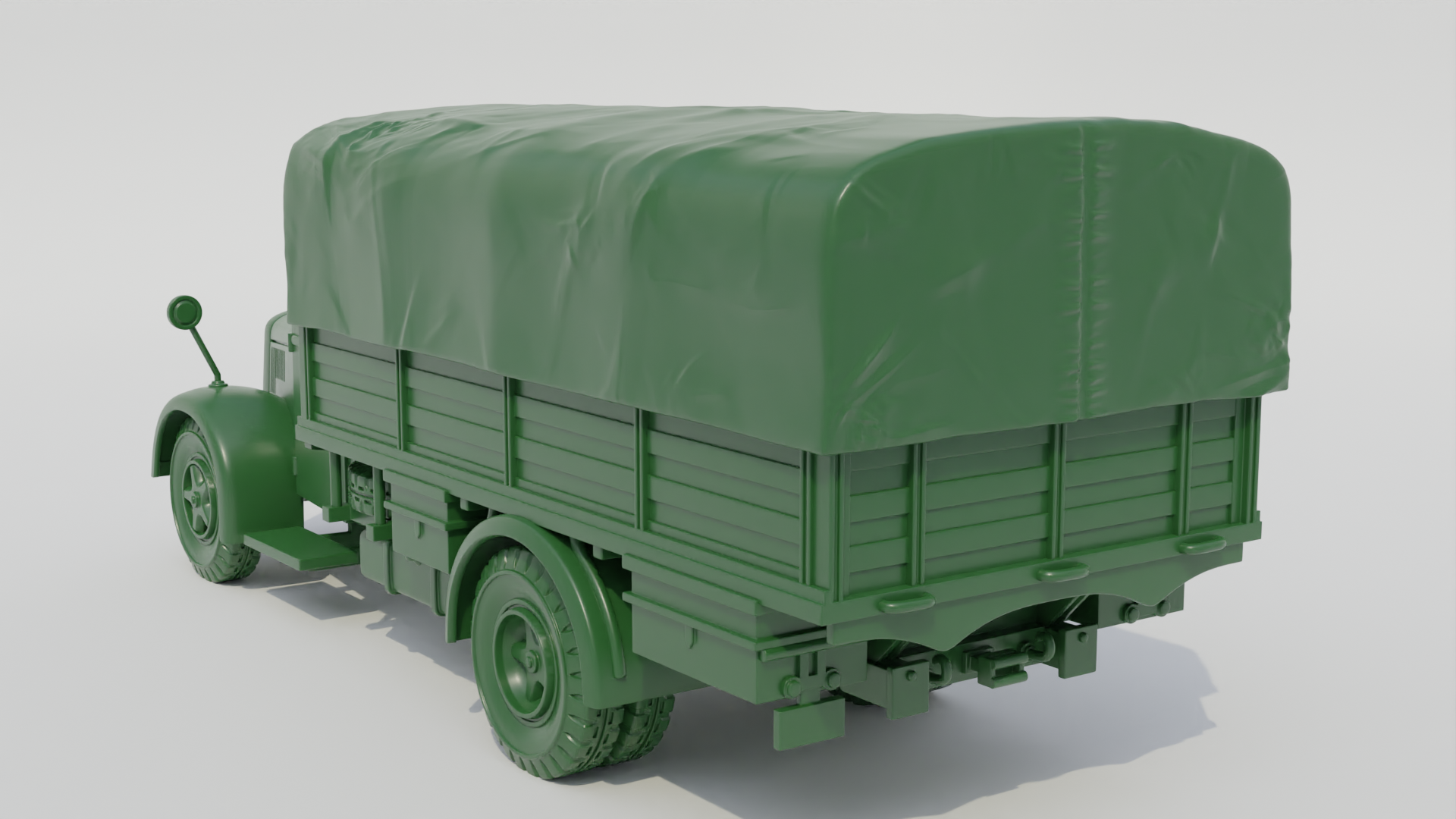 Medium Truck OM Taurus - Italian Army - 28mm Scale - wargame3d