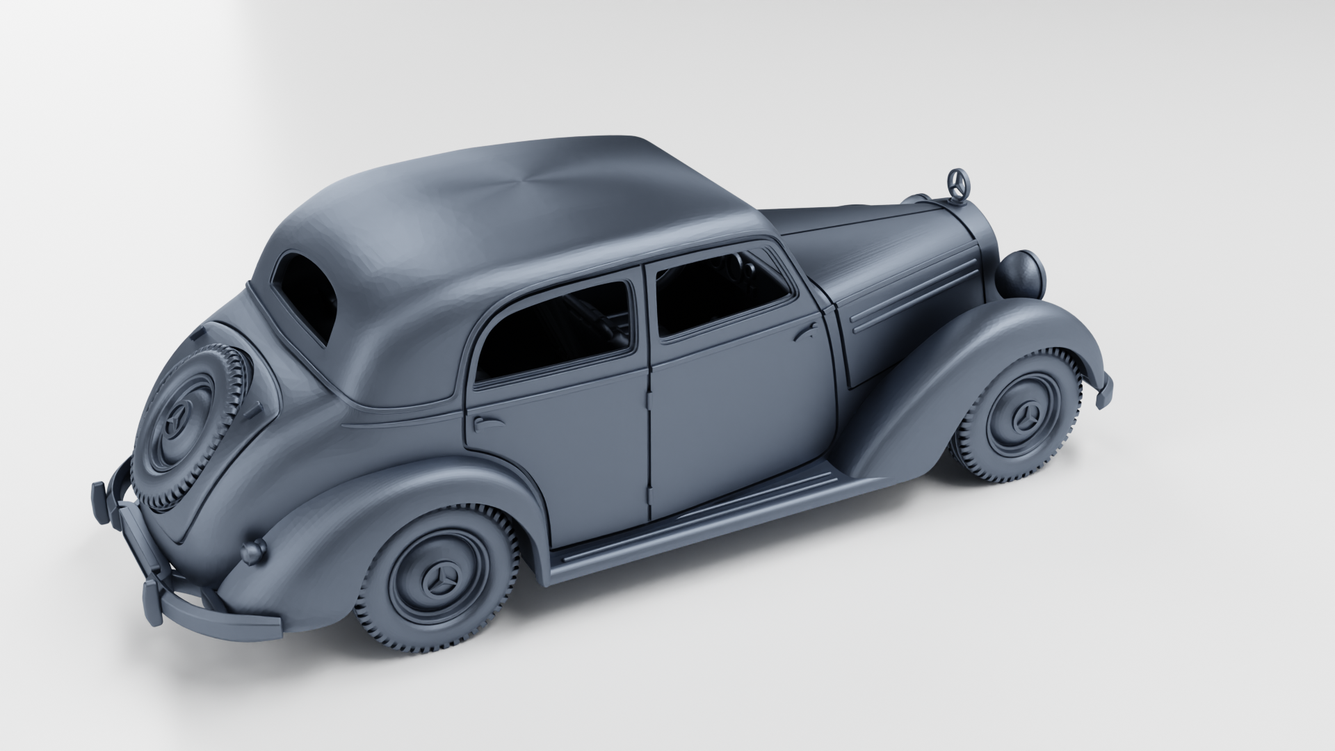 Mercedes 170 V (Mercedes W136) (Germany) - WWII - German Army - wargame3d- 28mm Scale