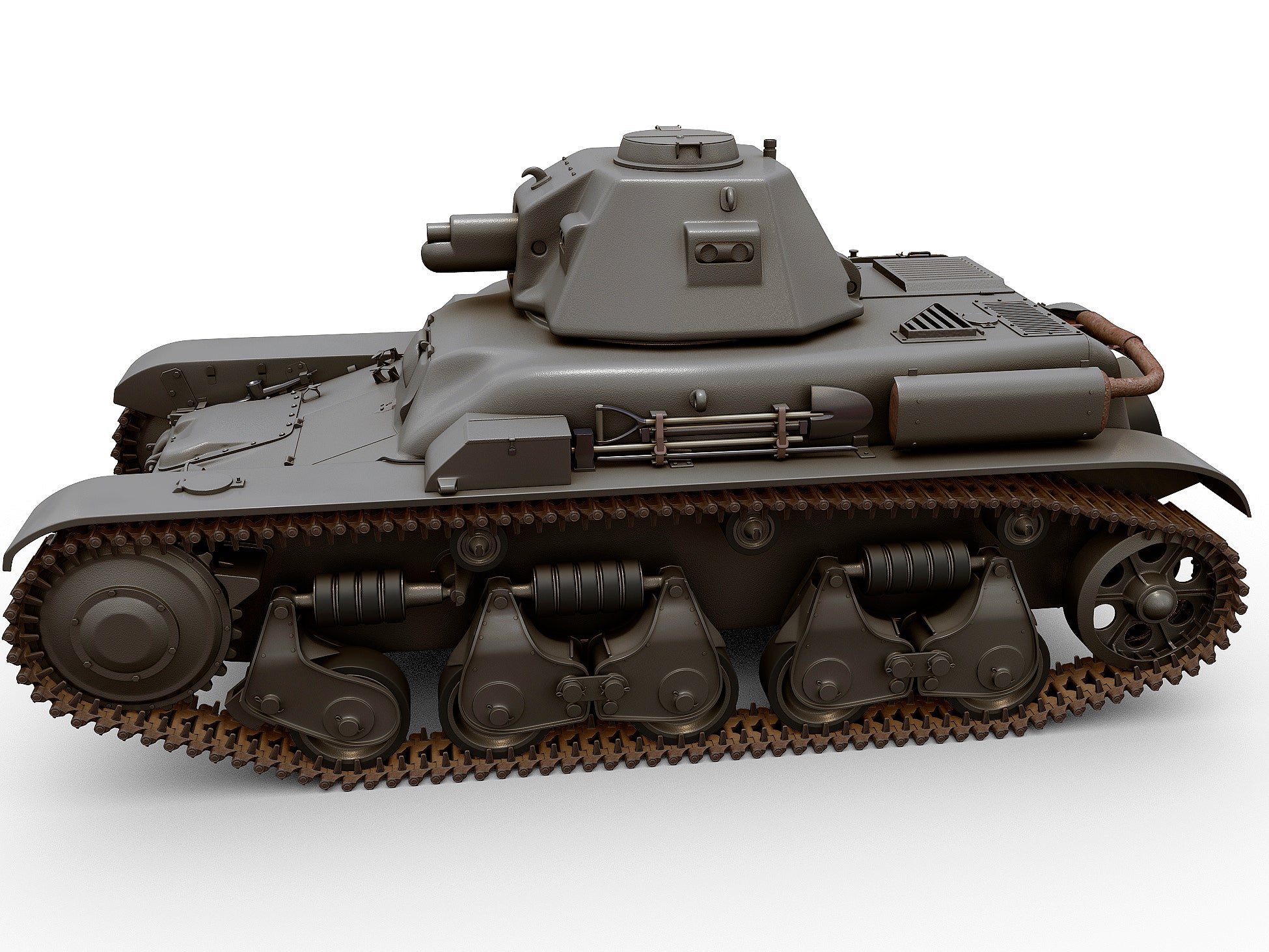 Light Tank Renault R35 - French Army - 28mm Scale - wargame3d