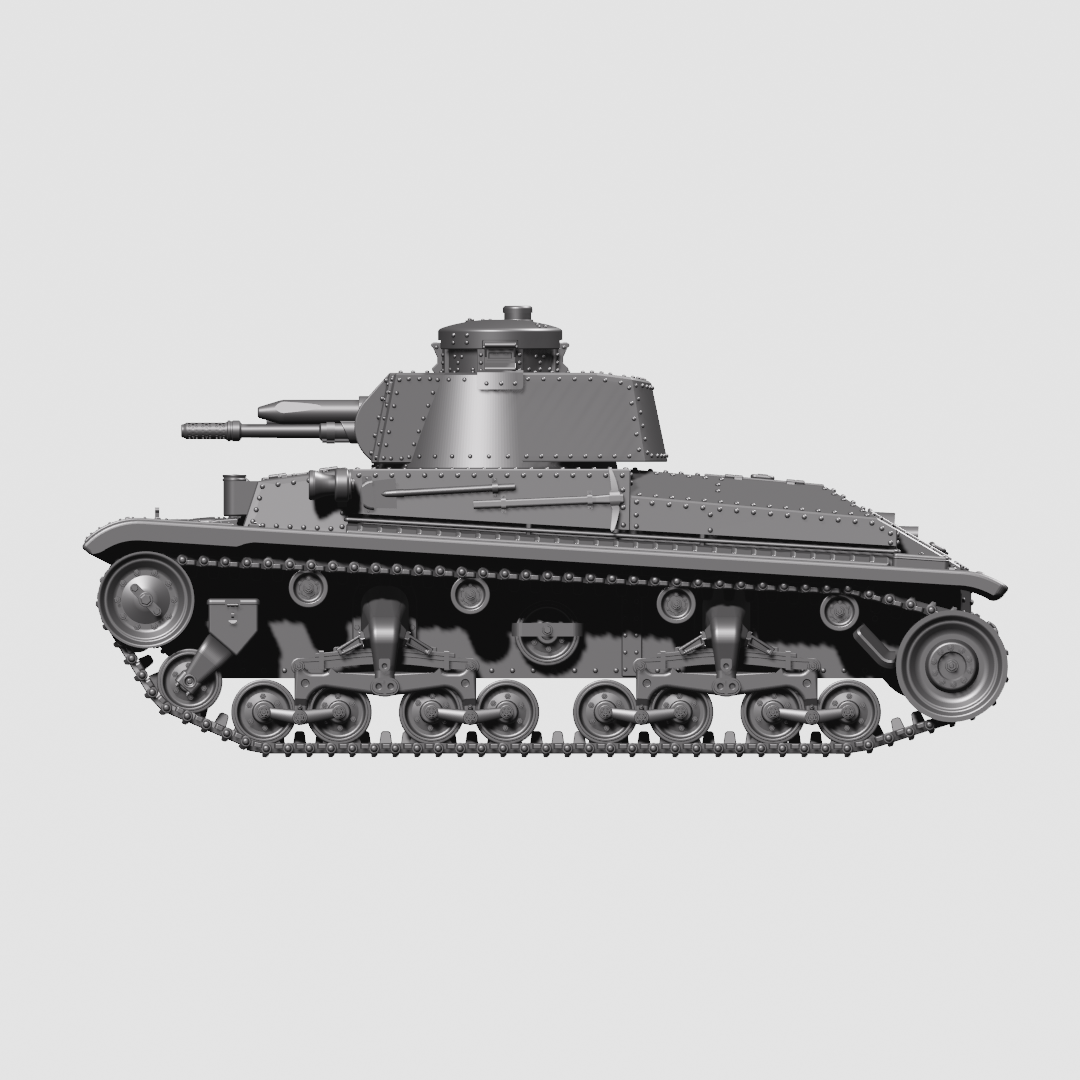 CKD LT vz35 - Other Nations Fighting Vehicles - 28mm Scale - wargame3d