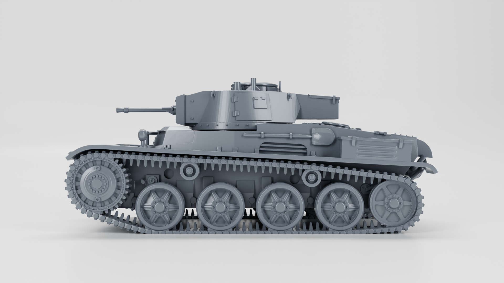 Light Tanks Toldi Variants - Hungarian Army - 28mm Scale - wargame3d