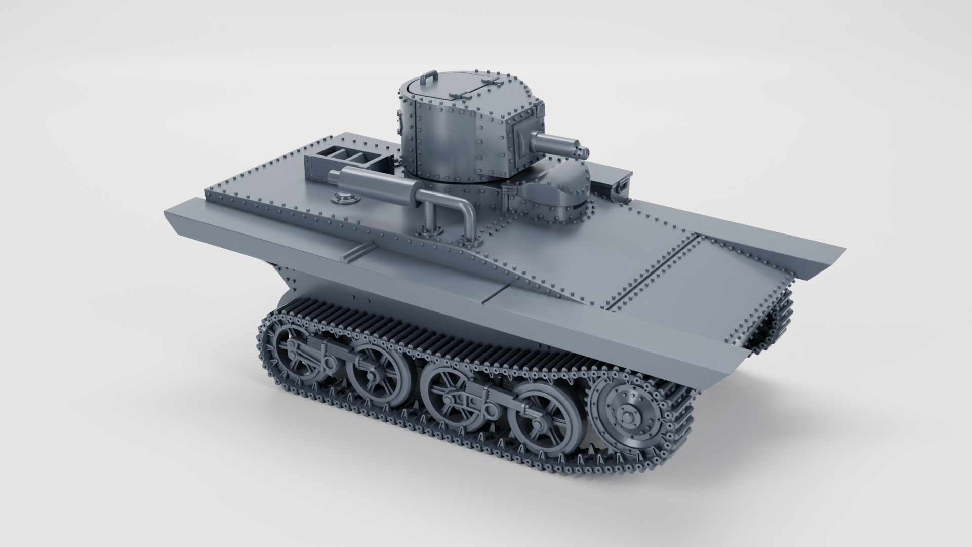 Vickers Carden-Loyd M1931 Light Amphibious Tank - UK - wargame3d - 28mm Scale