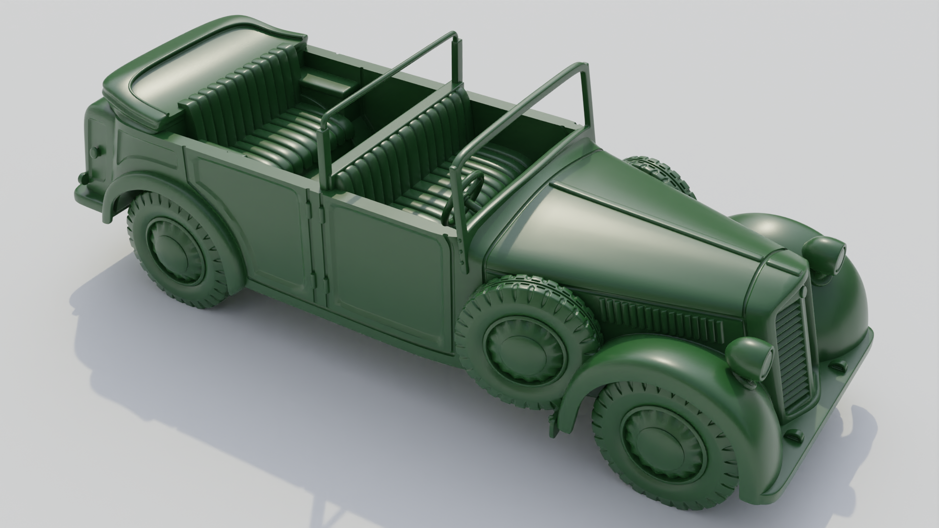 Lancia Aprilia Coloniale - Italian Army - 28mm Scale - wargame3d