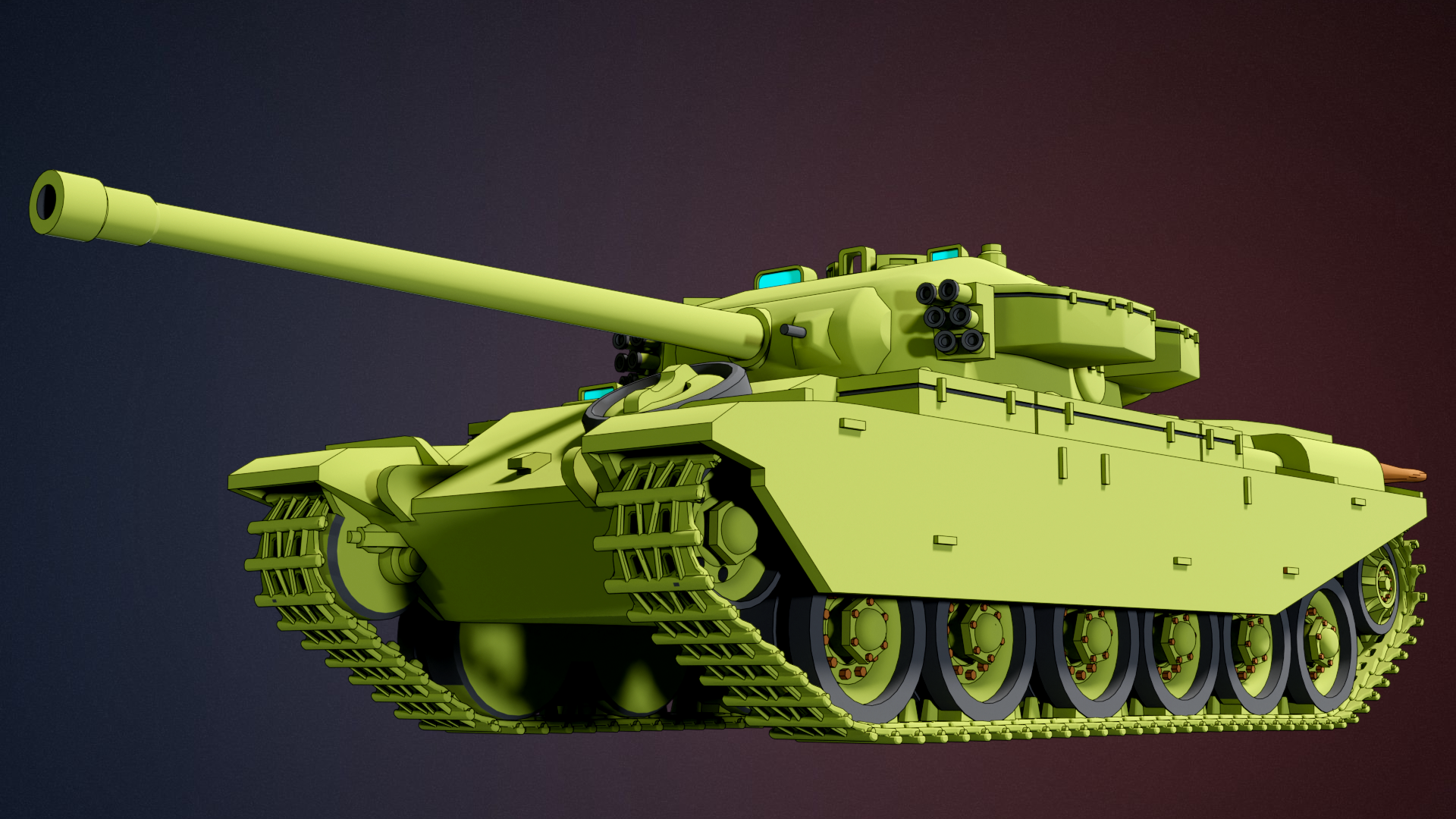 Centurion Tank Mk.3 - 28mm Scale - wargame3d