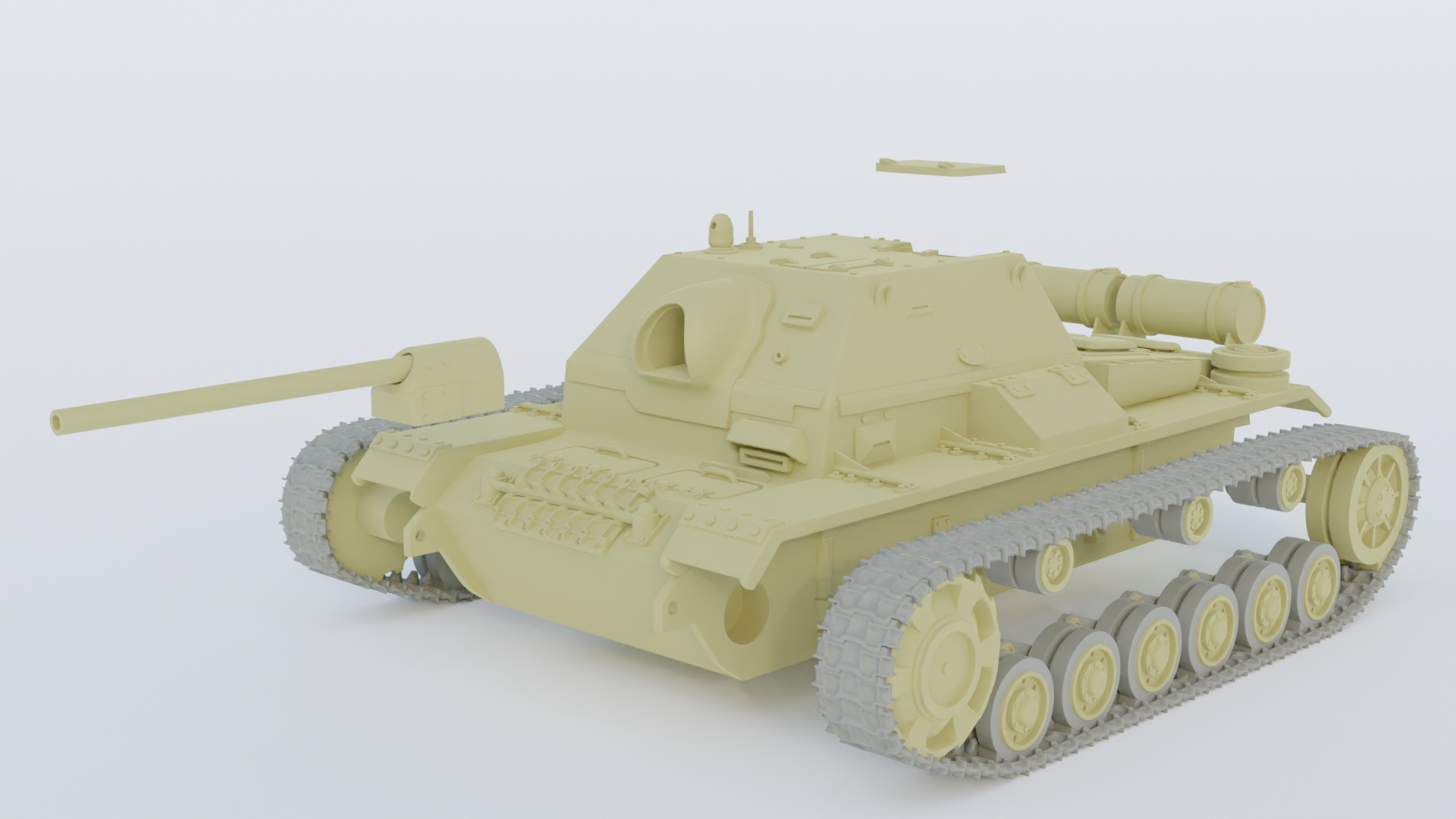 SU-76i Light SPG - Russian Army - wargame3d- 28mm Scale