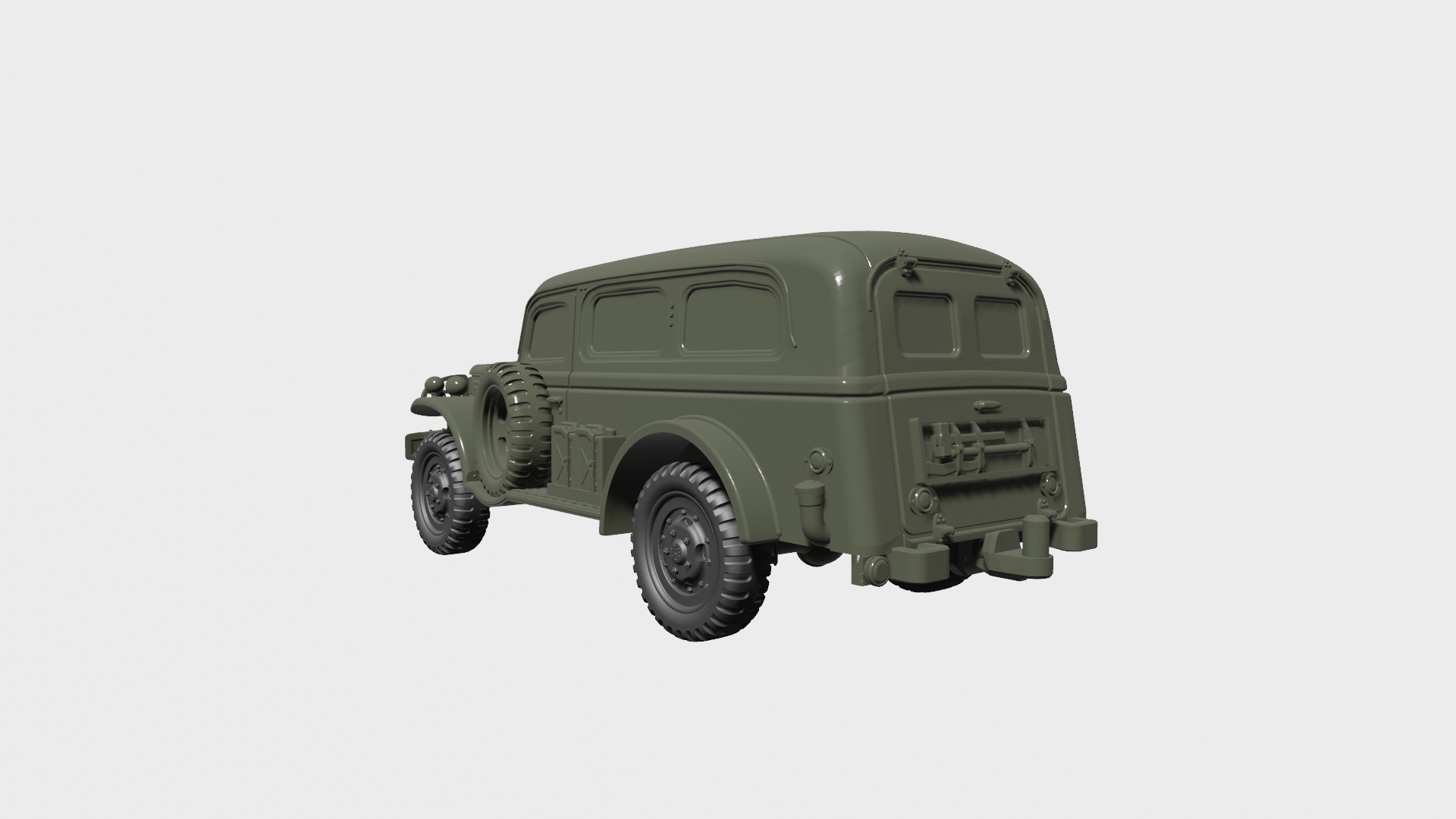 Dodge WC-53 Carryall - US Army - wargame3d - 28mm Scale