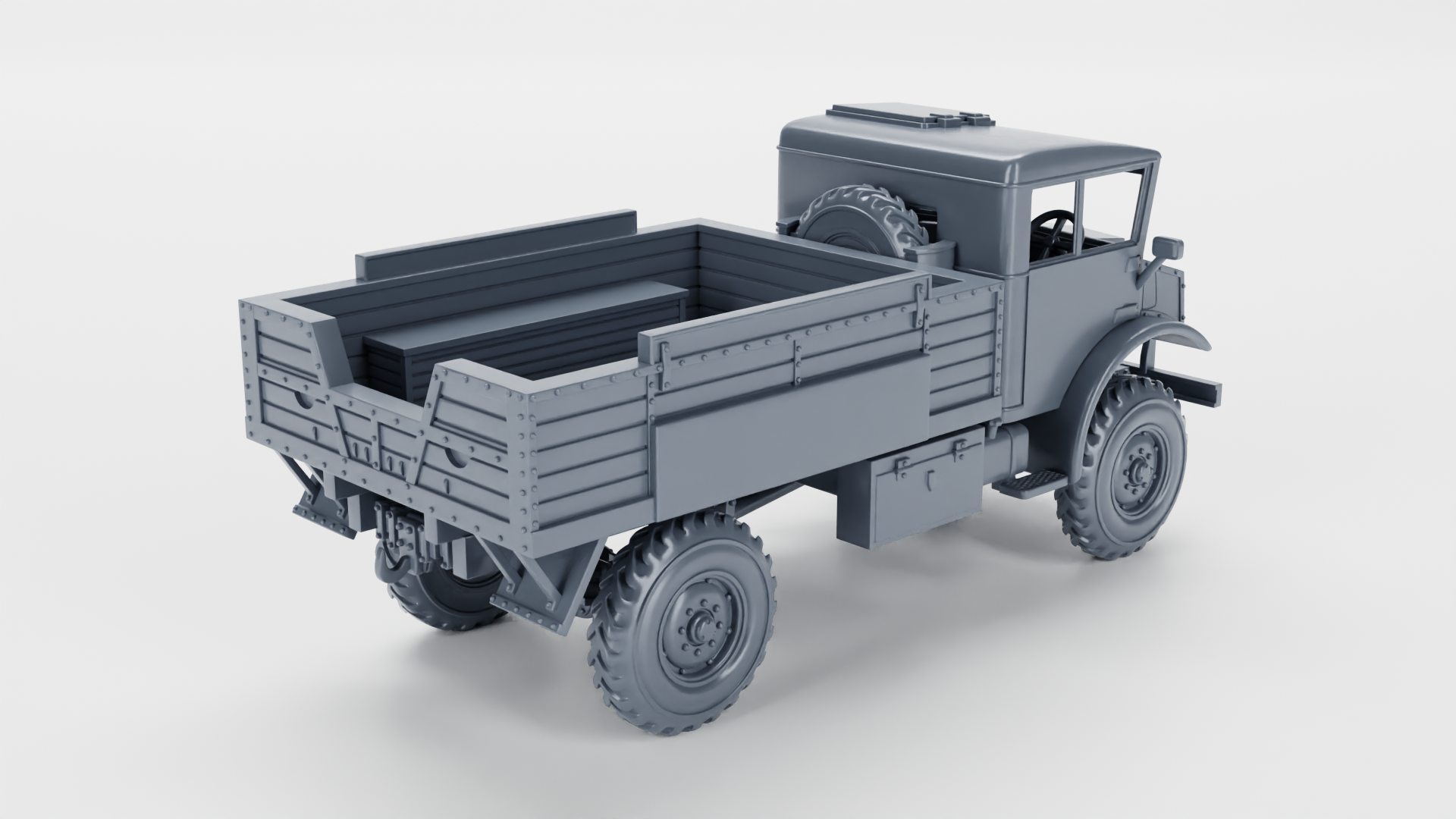C30 Medium truck (4x4, 30 CWT) - Canadian Fighting Vehicles - 28mm Scale - wargame3d