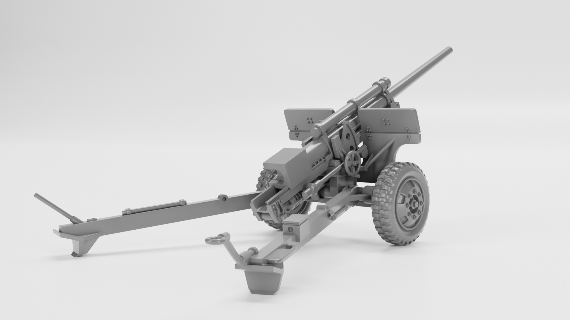 3in Anti tank Gun M5 - US Army - wargame3d- 28mm Scale