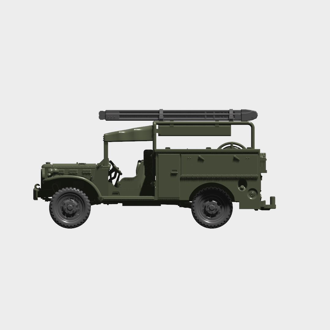 Dodge WC-61 (K50-B) Light Maintenance Truck - US Army - wargame3d - 28mm Scale