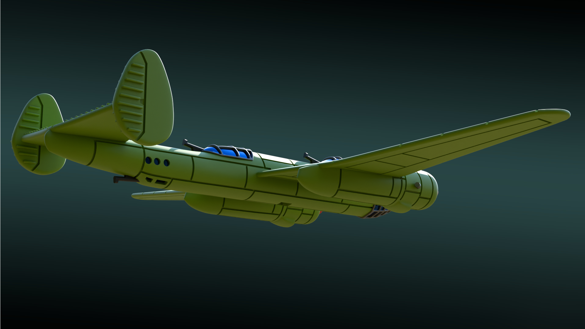 Tupolev Tu-2 - Battle Planes of WWII - 1/200 Scale - wargame3d