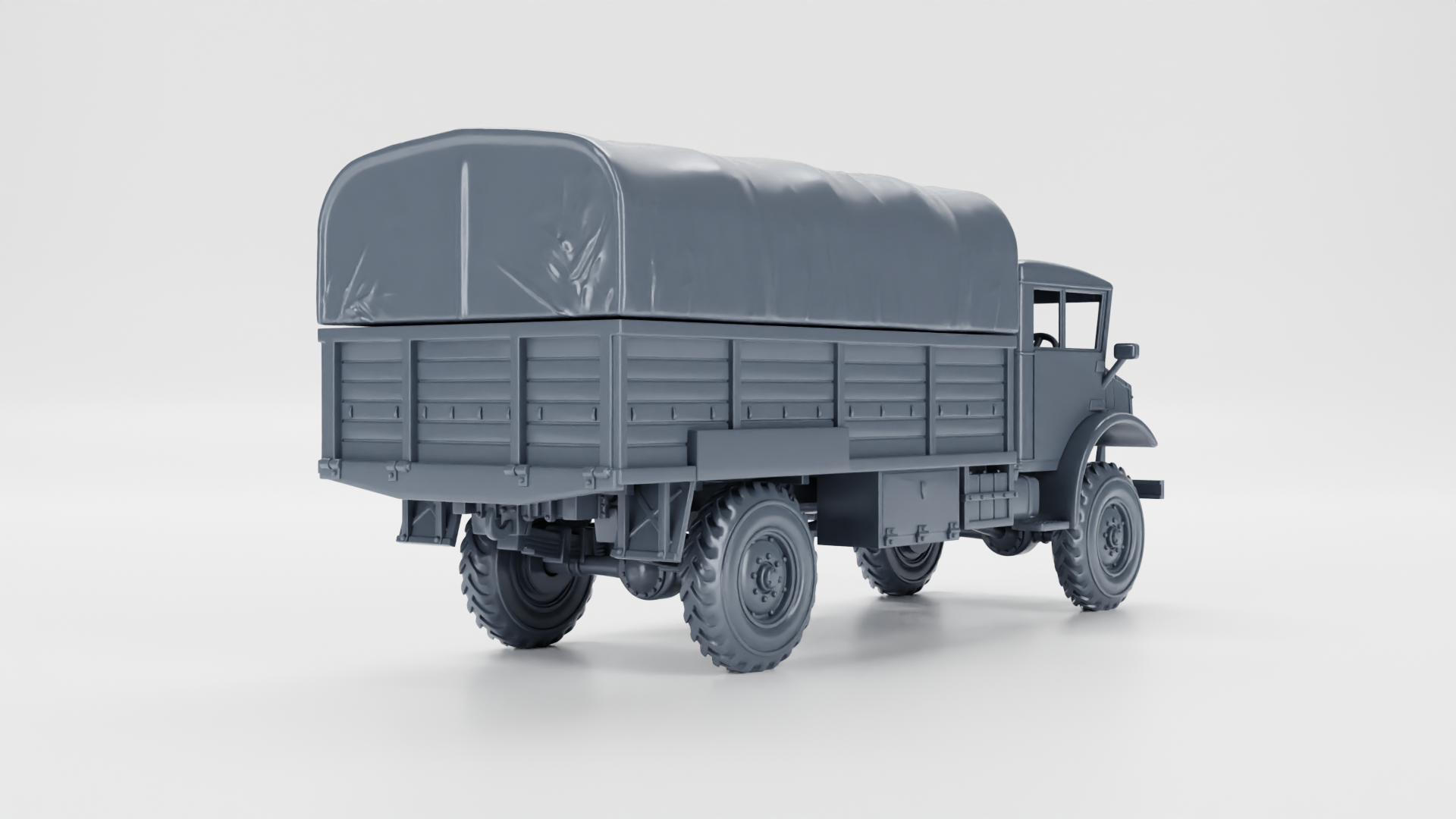 CMP C60L Heavy Truck (4x4, 3-ton) - Canadian Fighting Vehicles - 28mm Scale - wargame3d