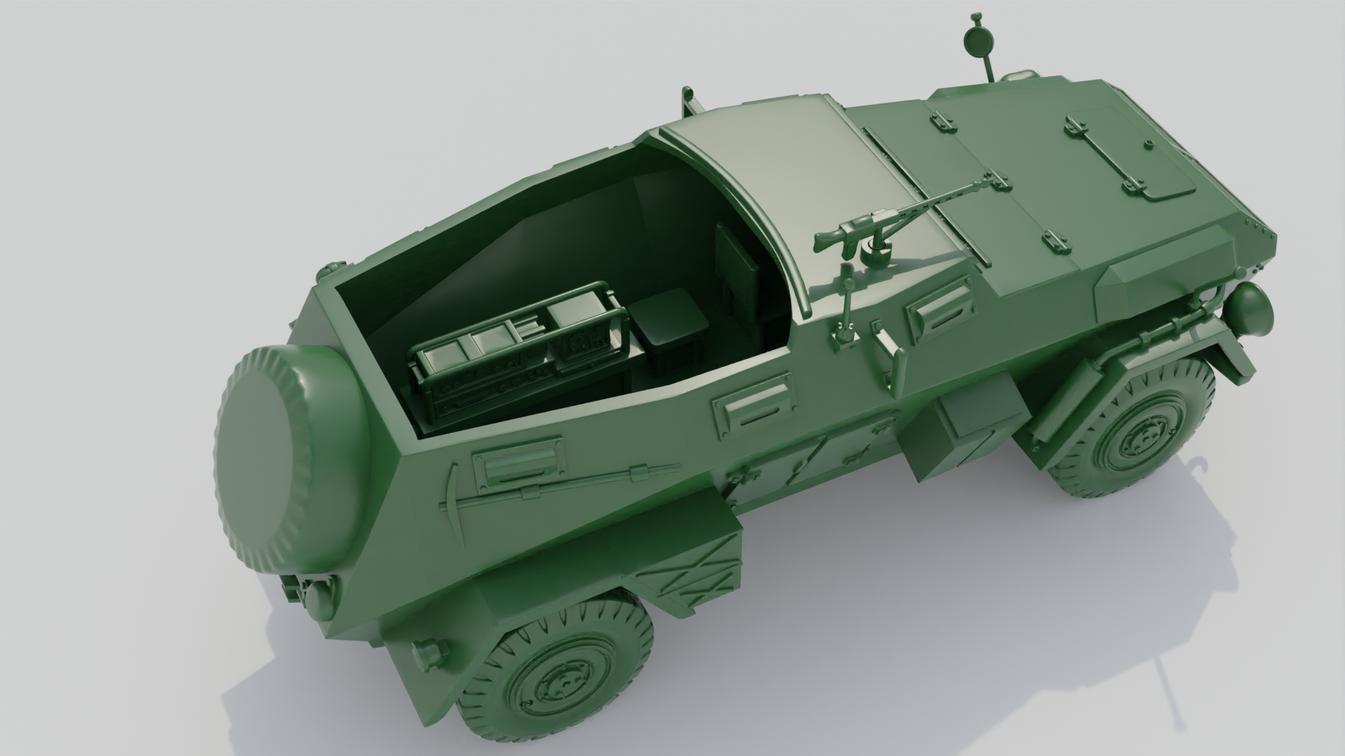 Sd.Kfz.247 Ausf.B (4 Rad) - German Army - 28mm Scale - wargame3d
