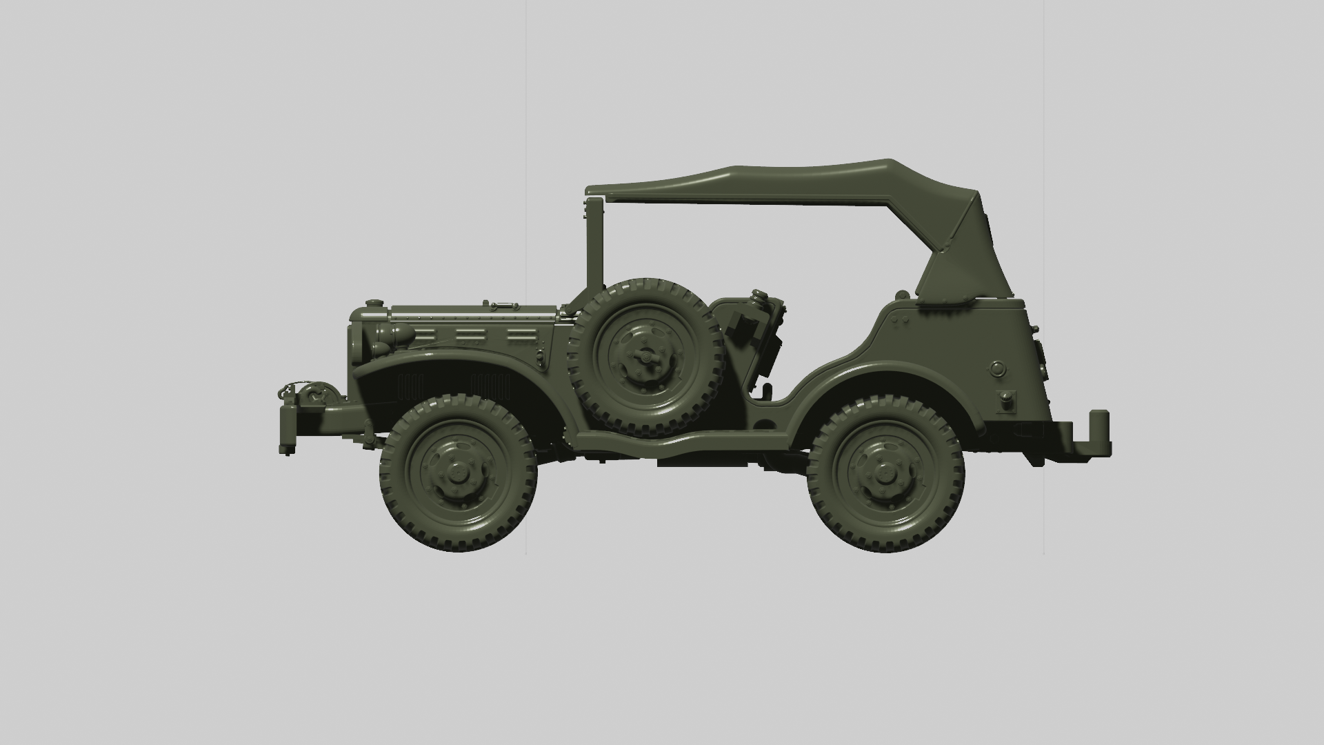 Dodge WC-56 - US Army - wargame3d - 28mm Scale