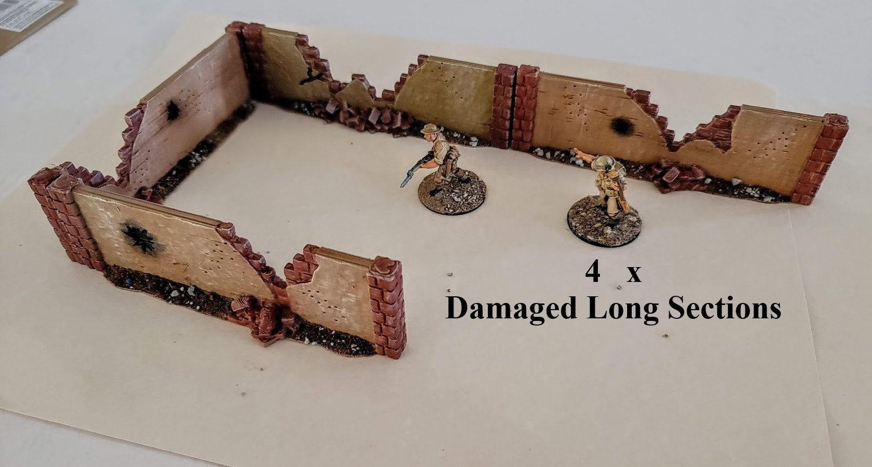 Wall System - War Games And Dioramas - 28 mm - Bolt Action
