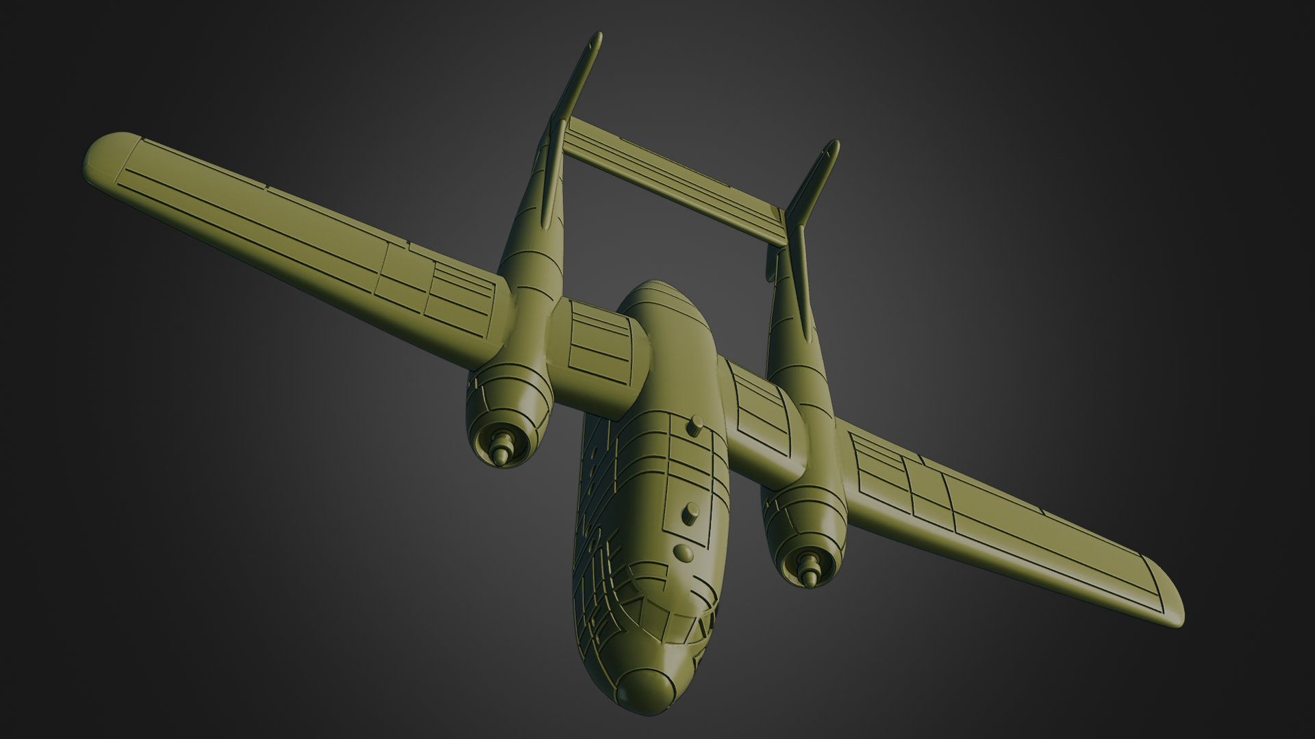 Fairchild C-119G Flying Boxcar - Korean War - 1/200 Scale - wargame3d