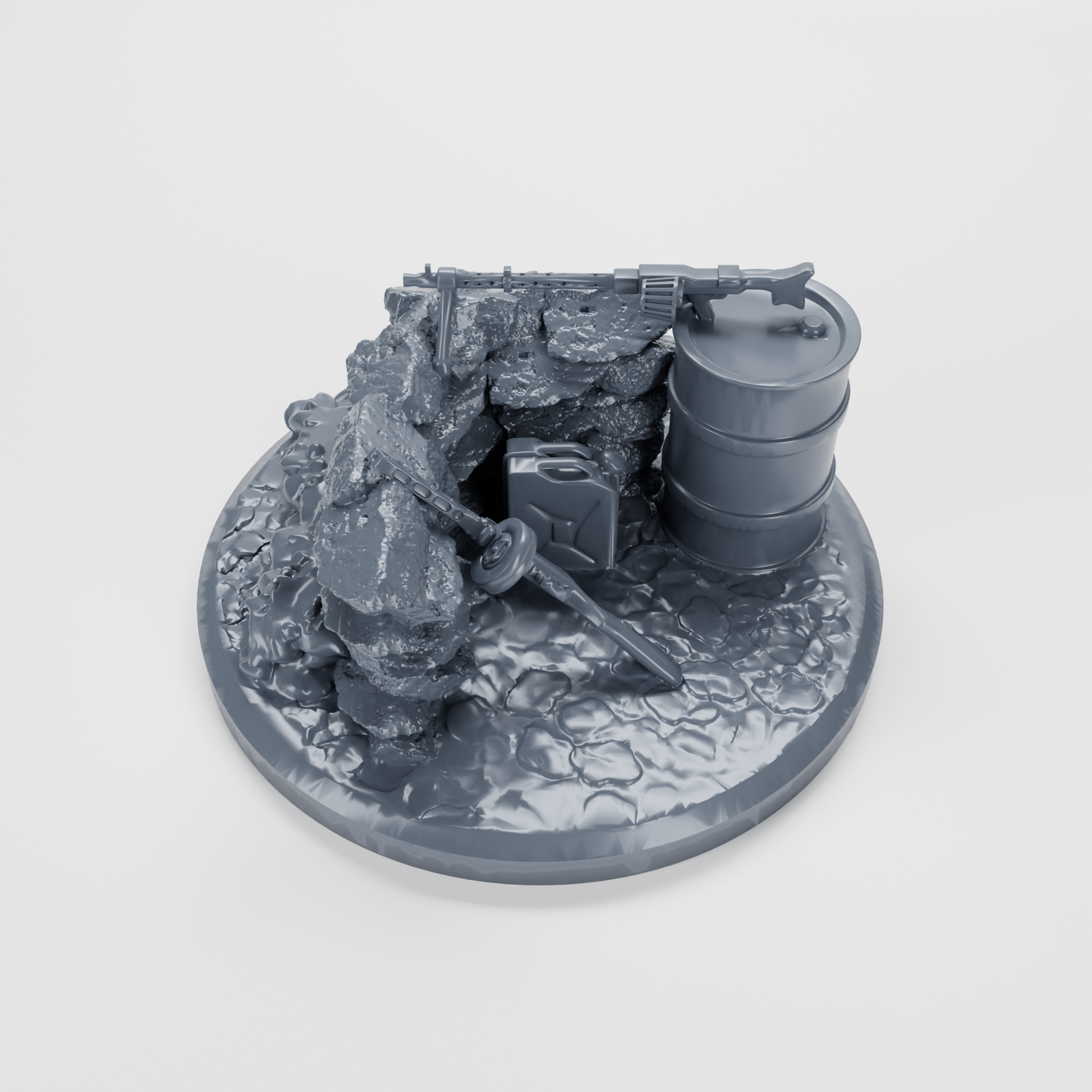 Objective Markers Part 4 - 9 Markers - 28 mm Scale - 40mm Markers - wargame3d