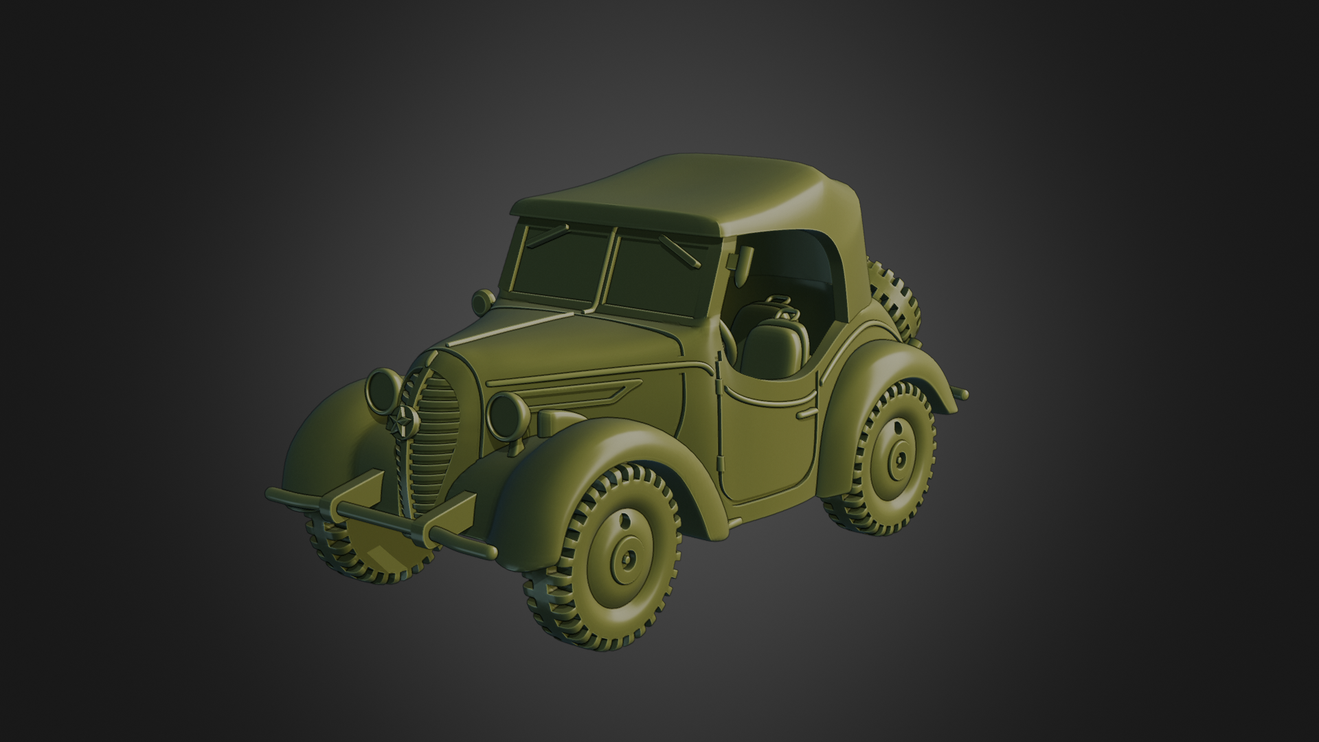 Type 95 Kurogane Scout car- Japanese Army - 28mm Scale - wargame3d